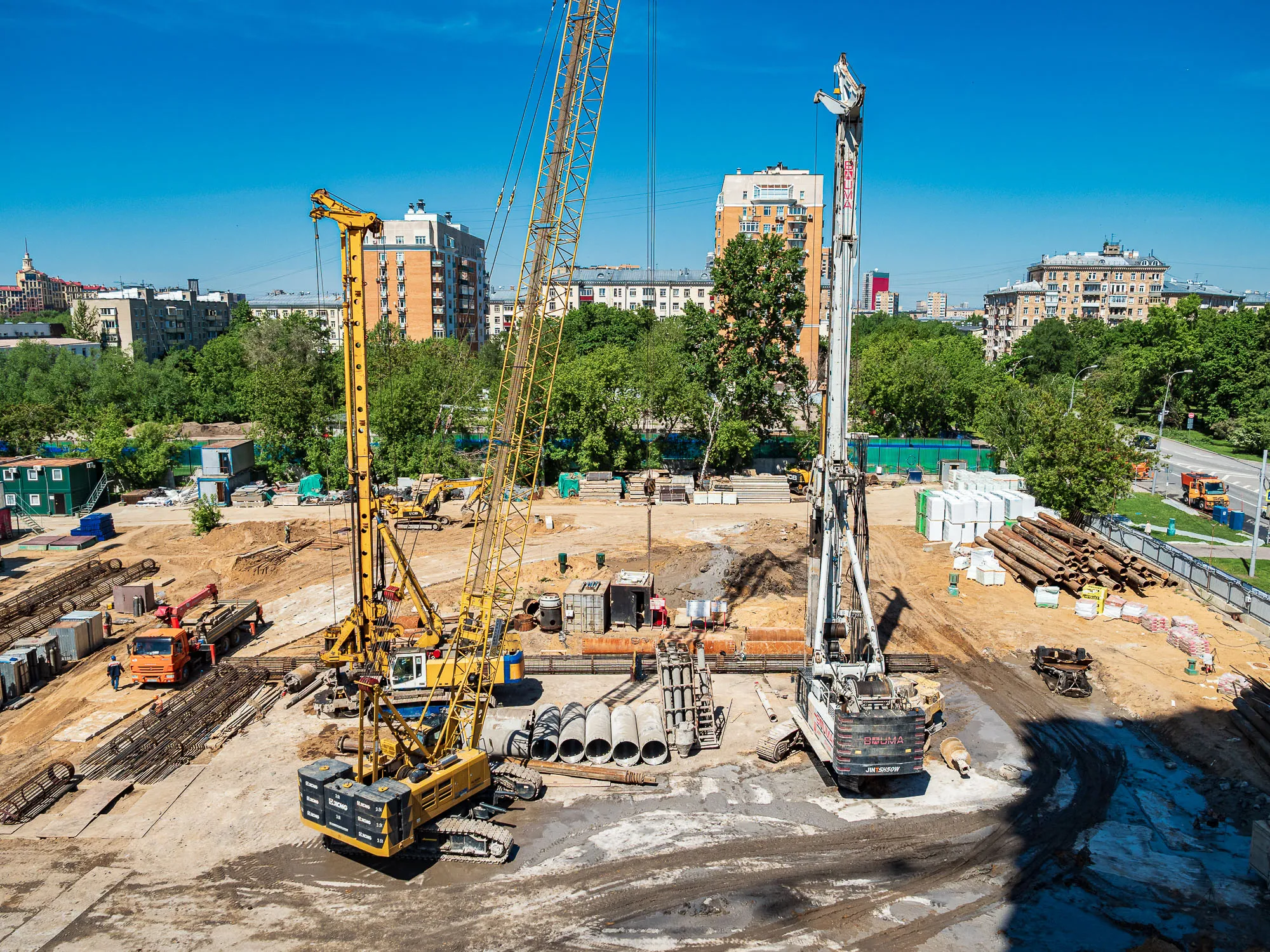 ЖК Инди Тауэрз ход строительства