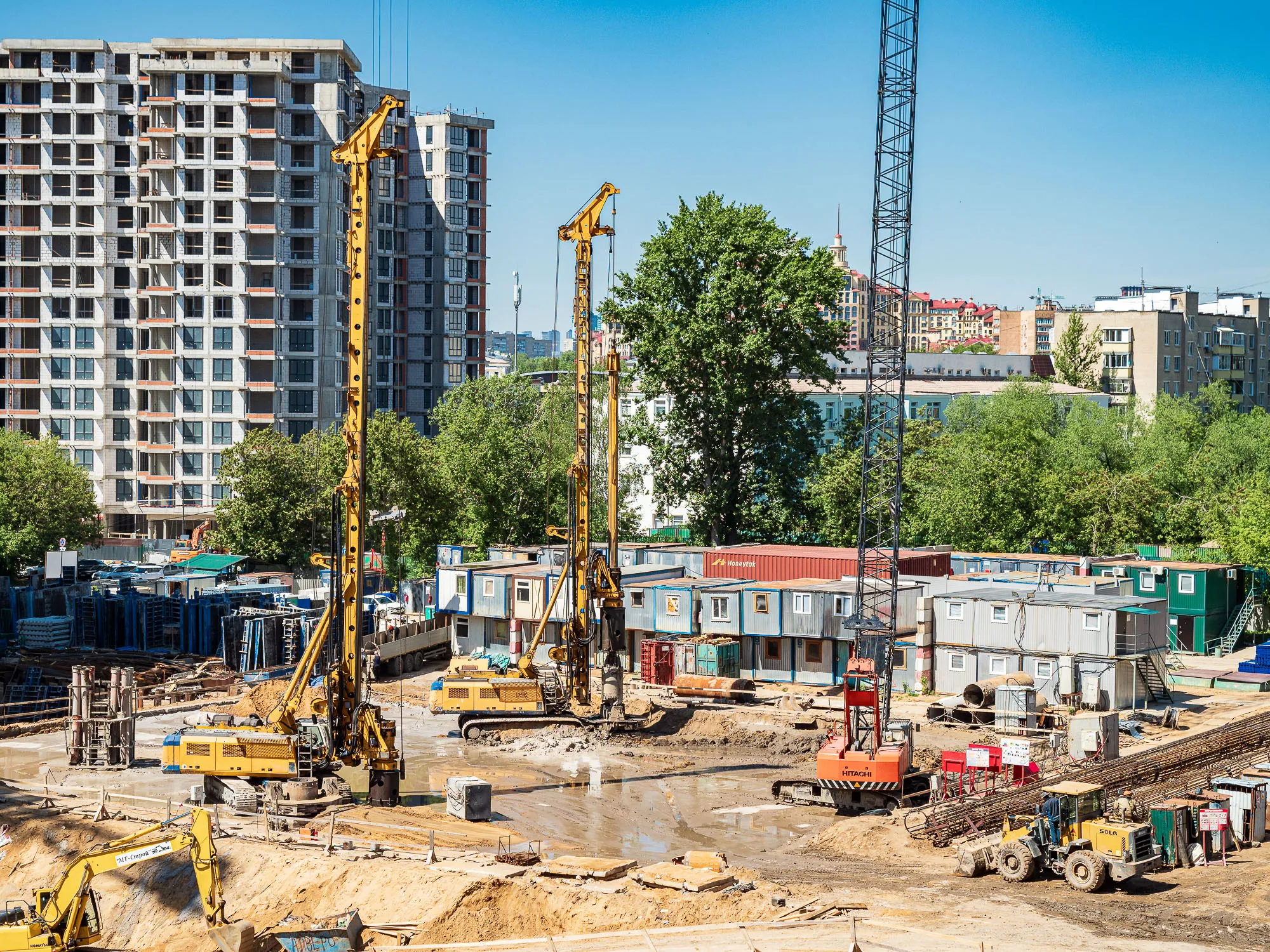 ЖК Инди Тауэрз ход строительства