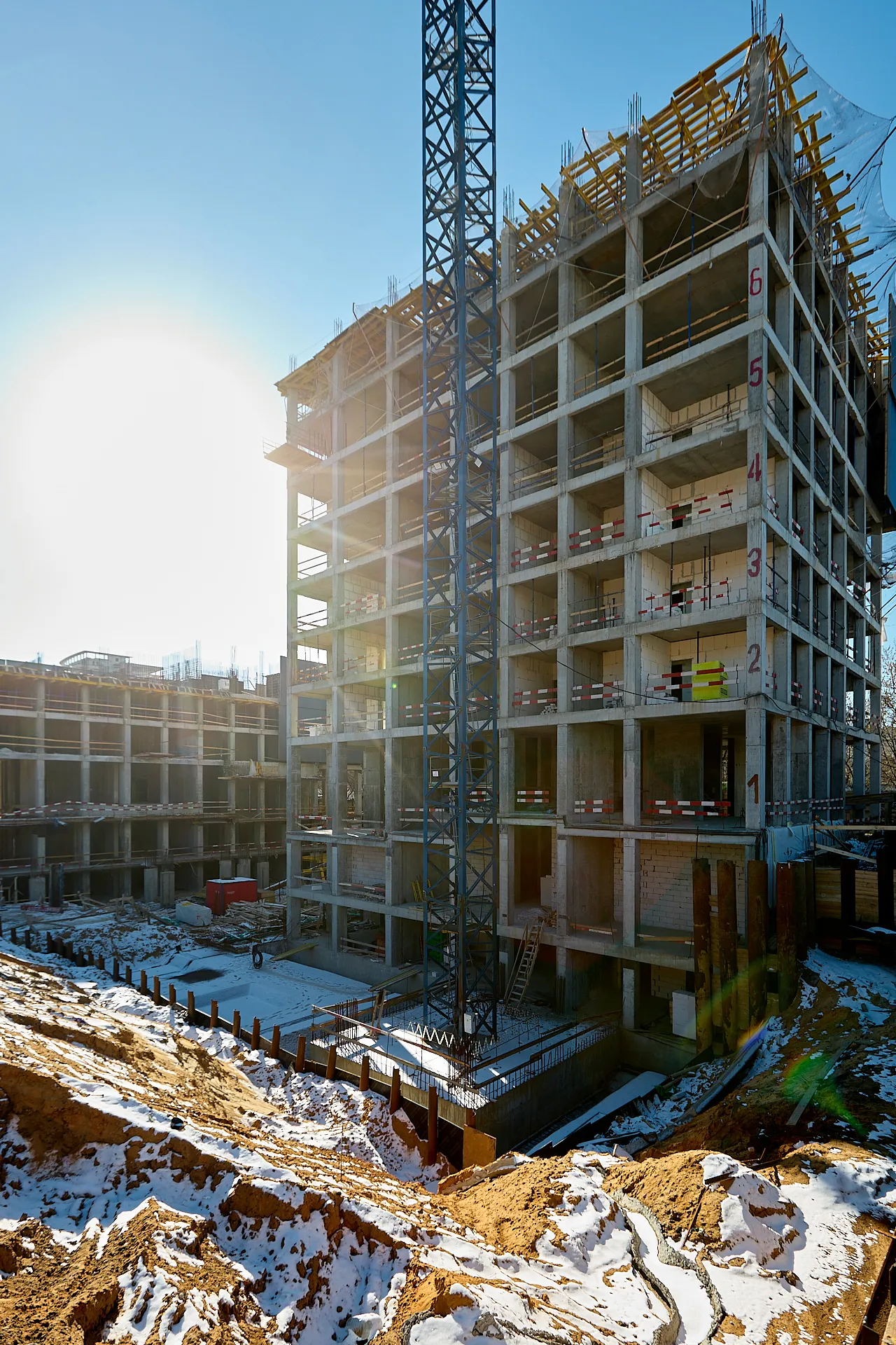 ЖК Инди Тауэрз ход строительства