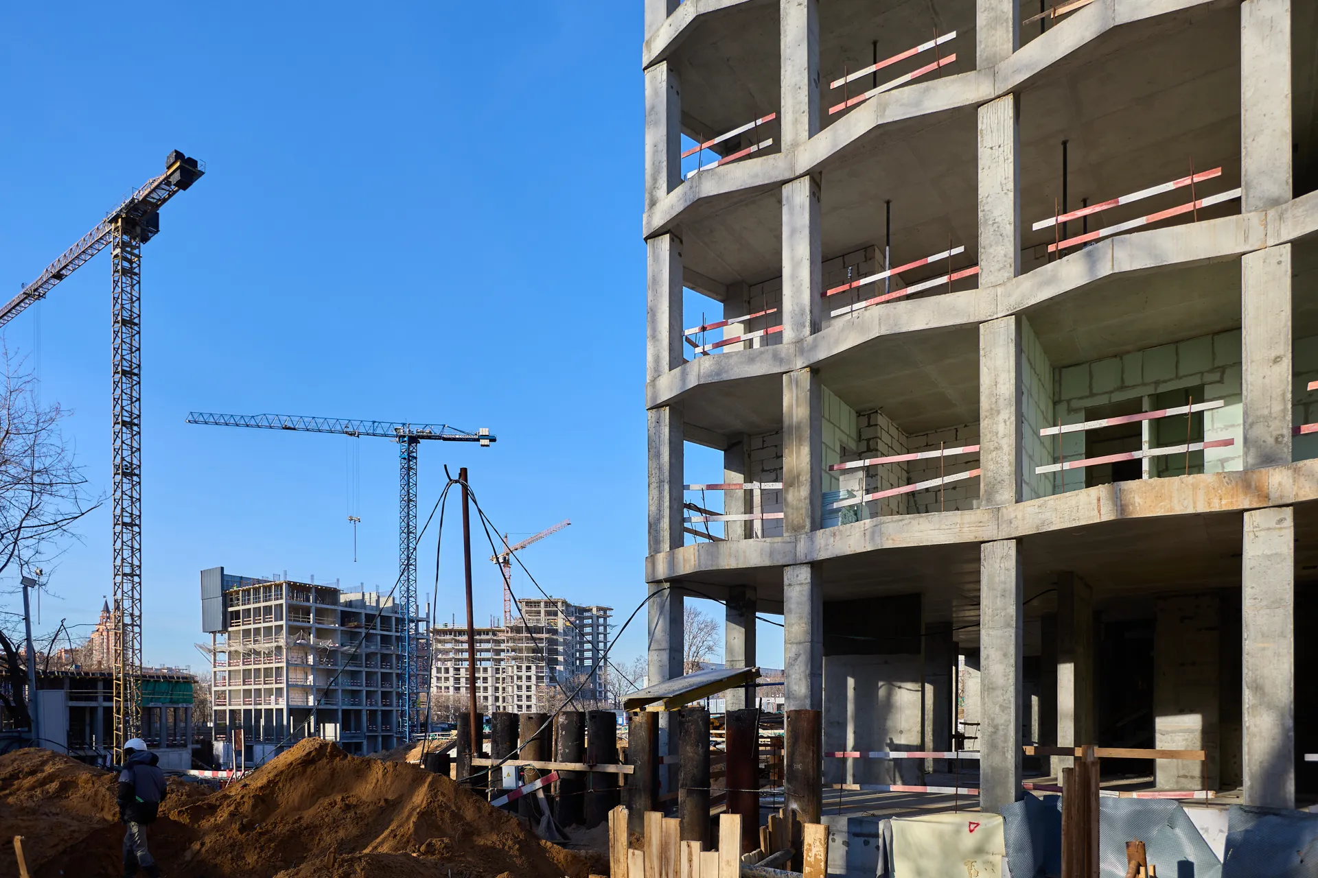 ЖК Инди Тауэрз ход строительства