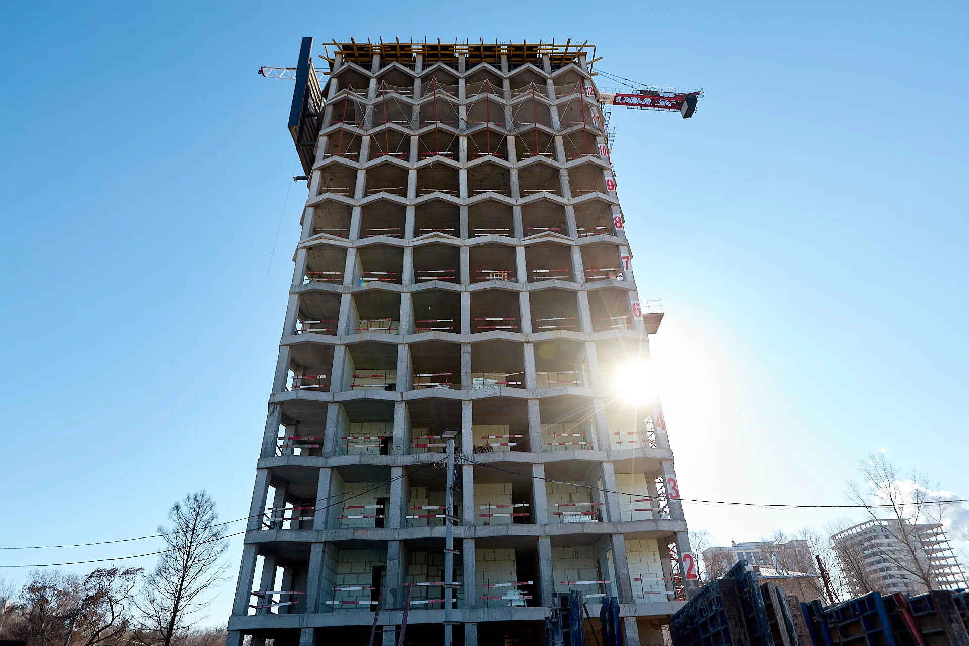 ЖК Инди Тауэрз ход строительства