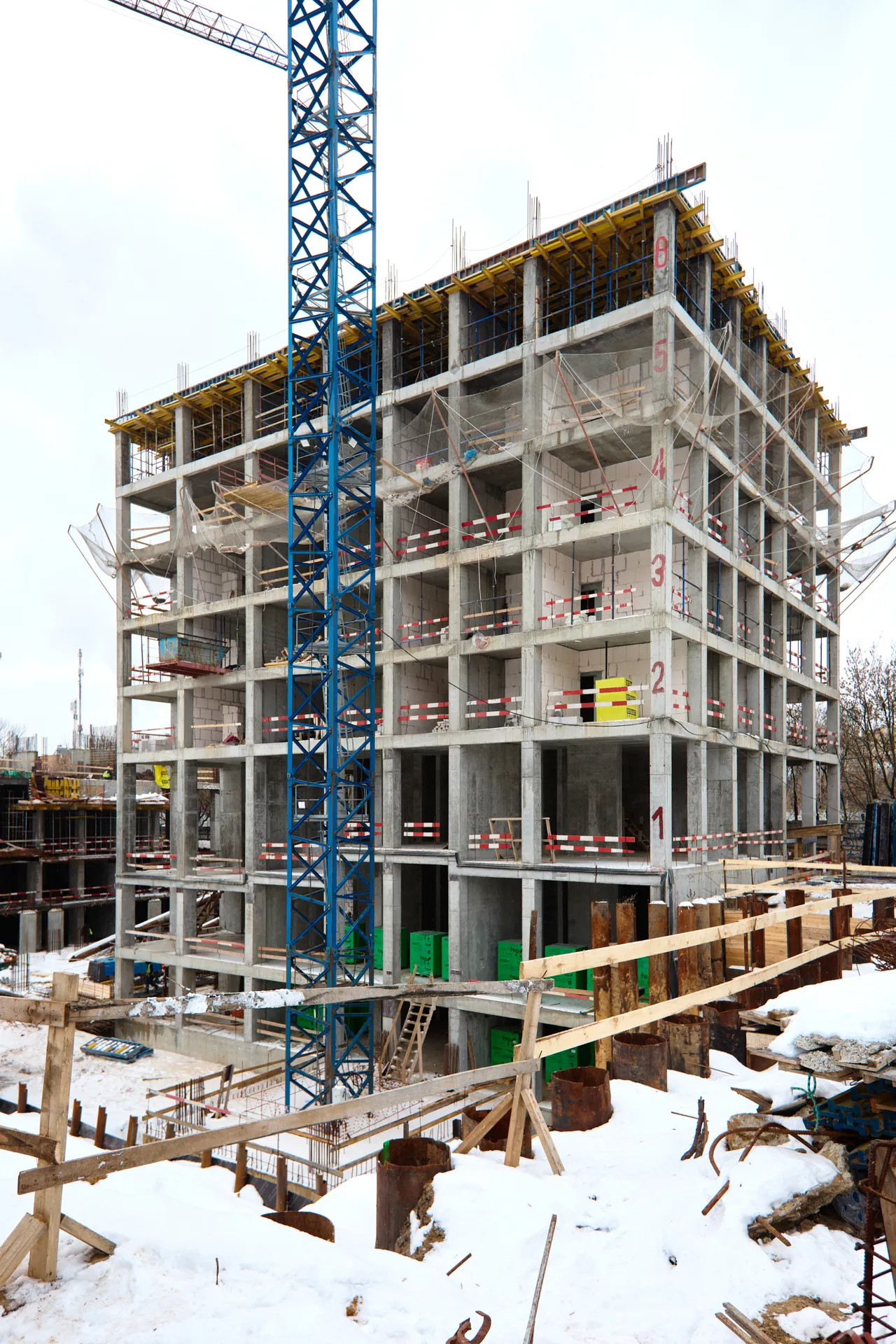 ЖК Инди Тауэрз ход строительства