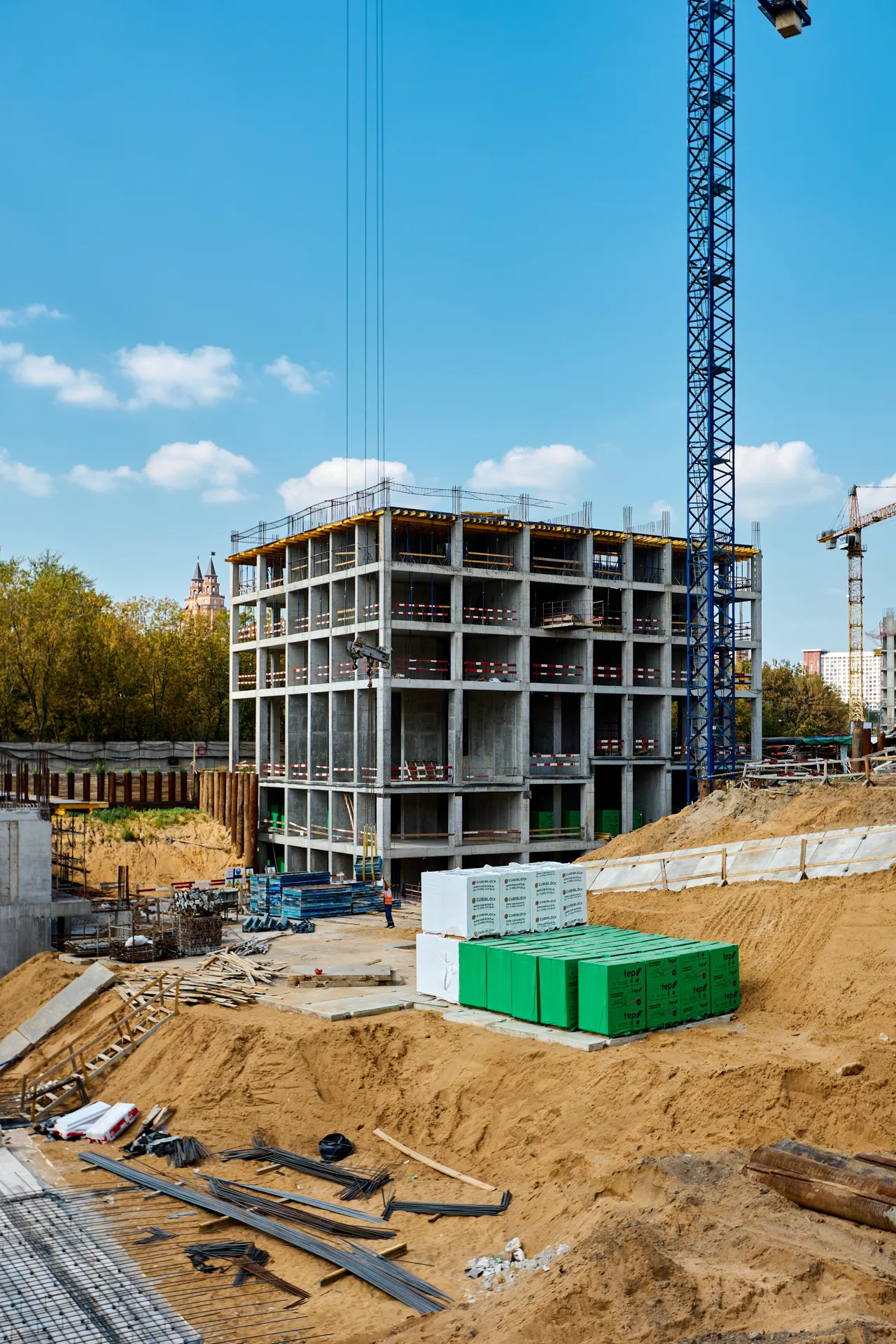 ЖК Инди Тауэрз ход строительства