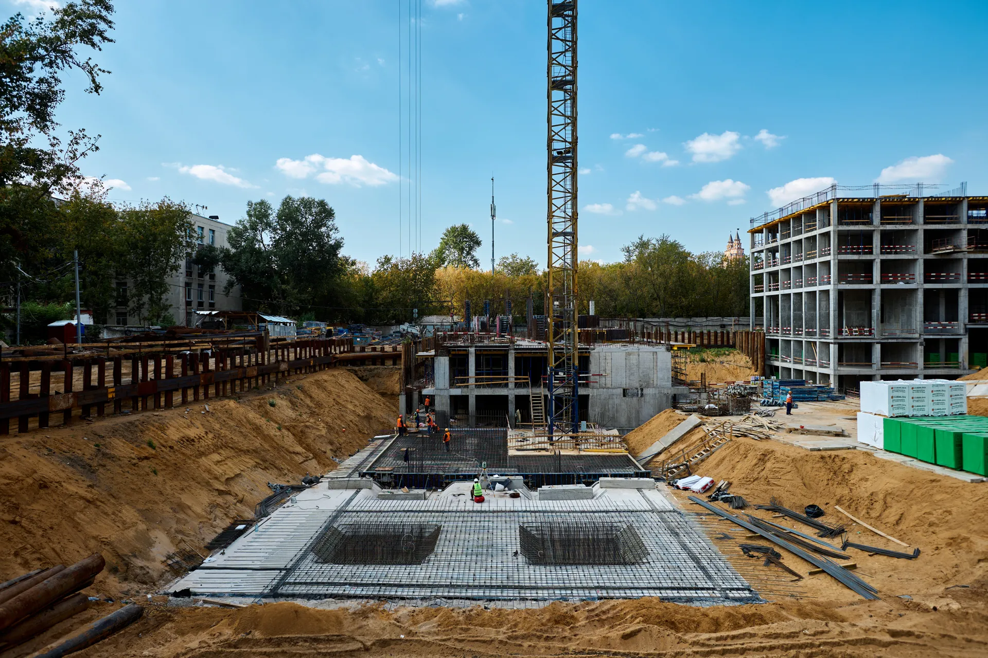 ЖК Инди Тауэрз ход строительства