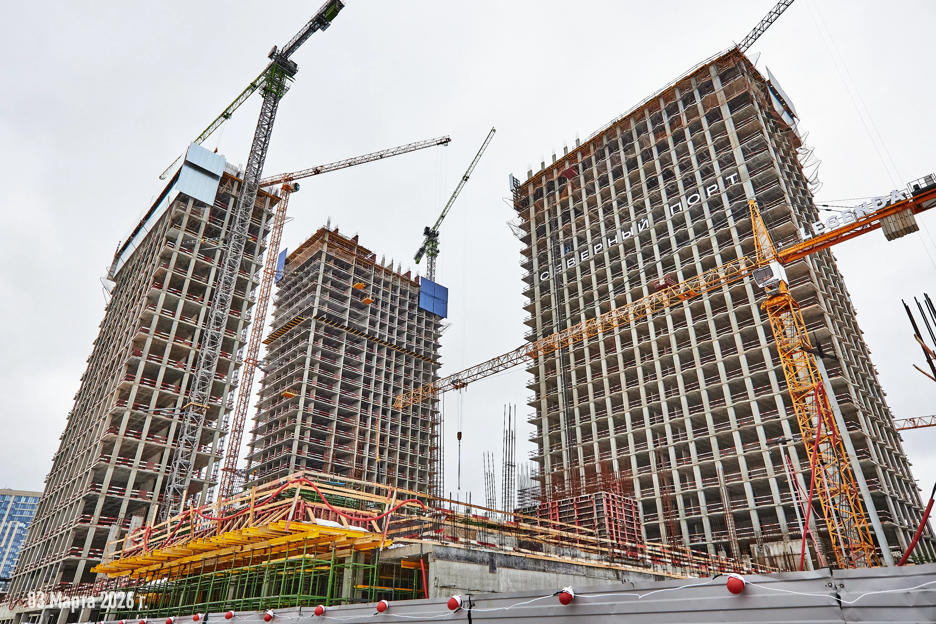 ЖК Северный Порт ход строительства