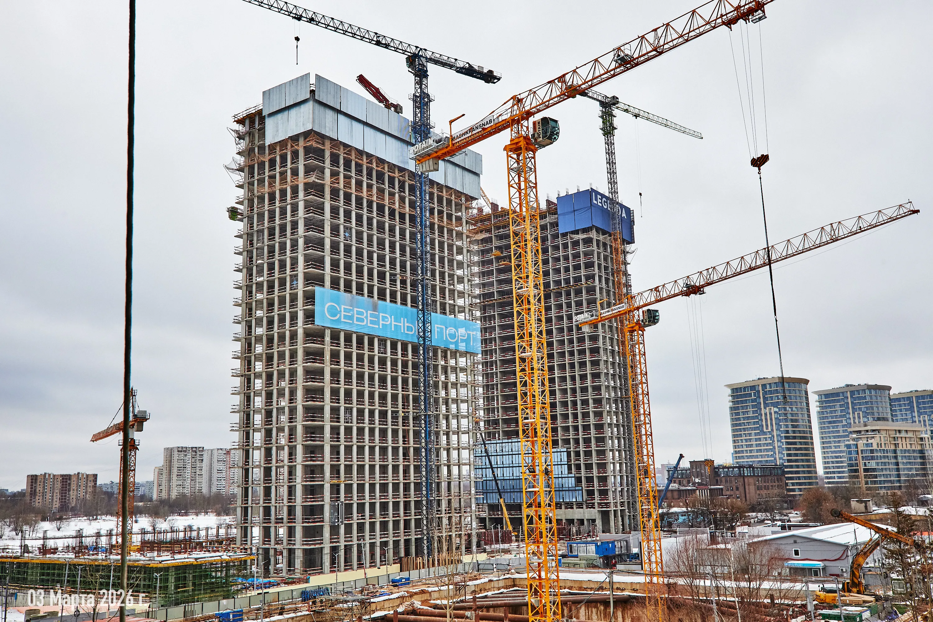 ЖК Северный Порт ход строительства