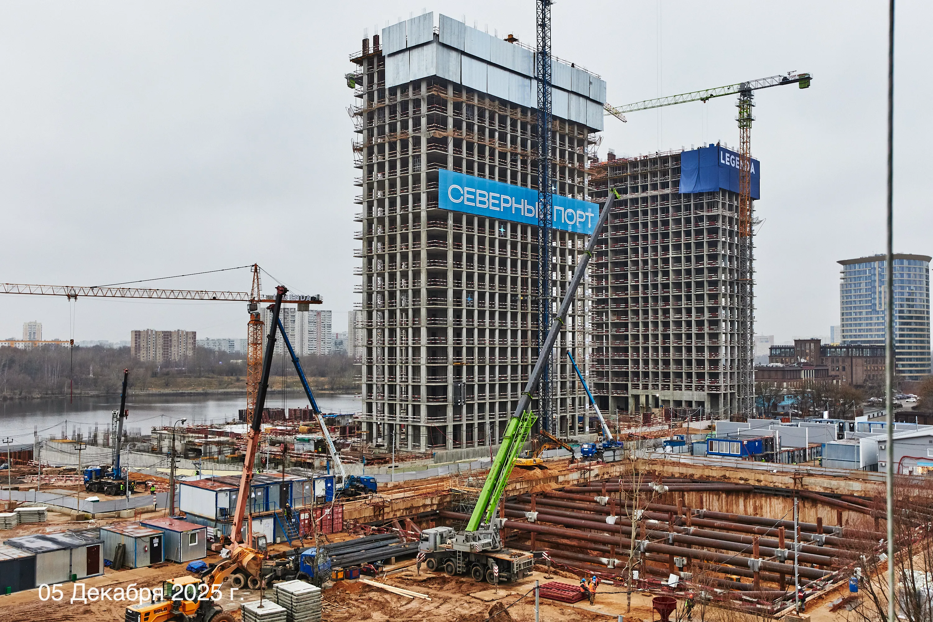ЖК Северный Порт ход строительства