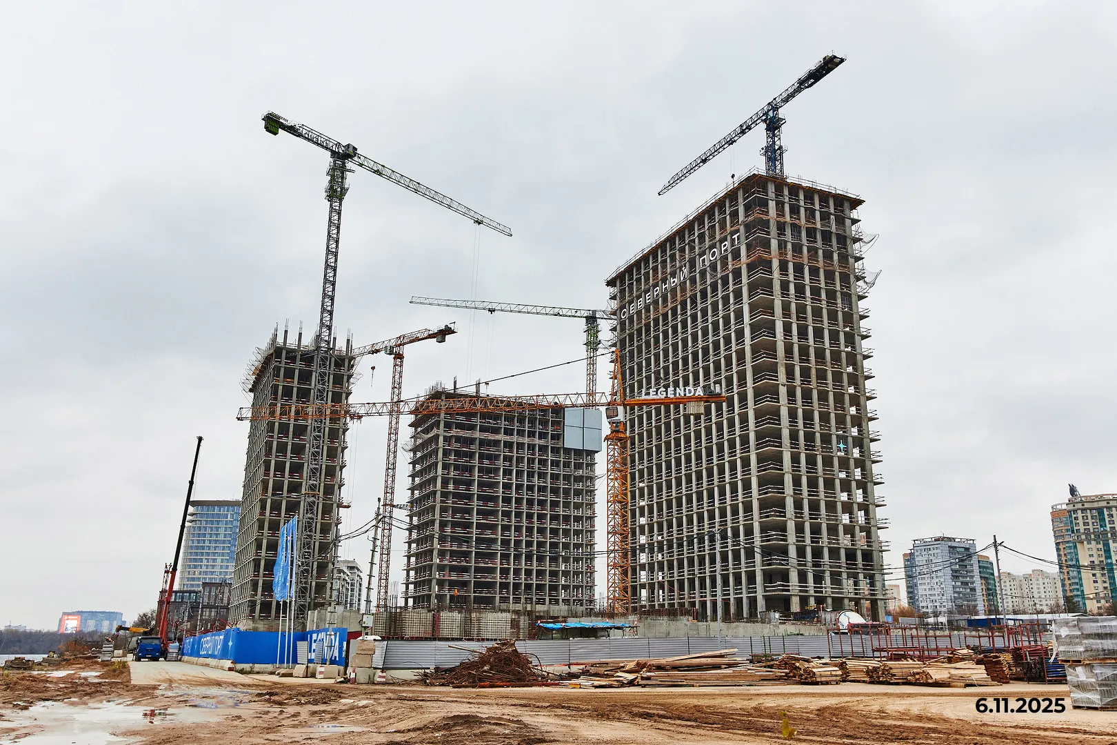 ЖК Северный Порт ход строительства