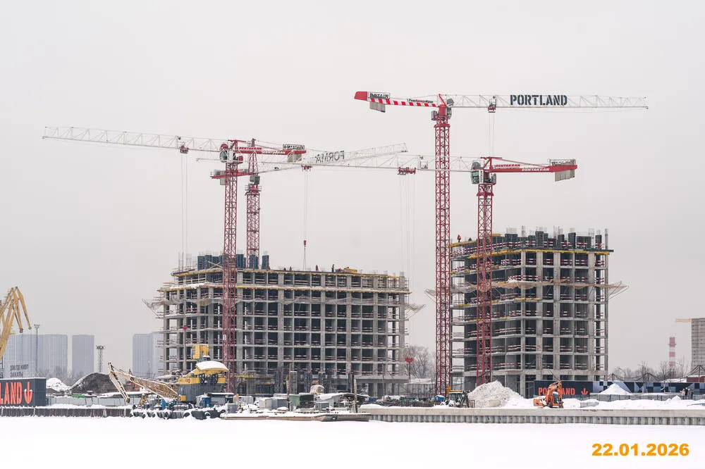 ЖК Portland (Портланд) ход строительства