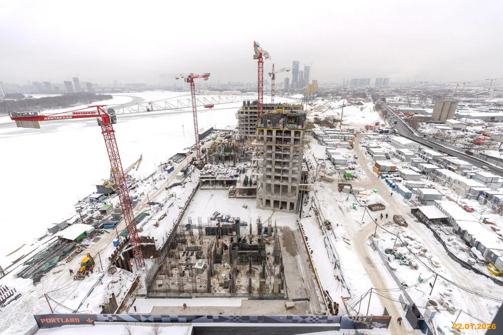 ЖК Portland (Портланд) ход строительства