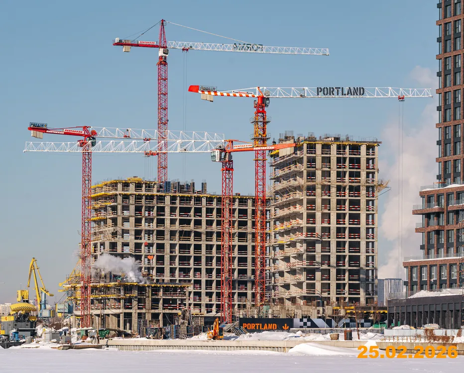 ЖК Portland (Портланд) ход строительства