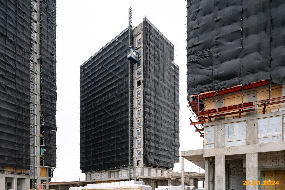 ЖК Portland (Портланд) ход строительства