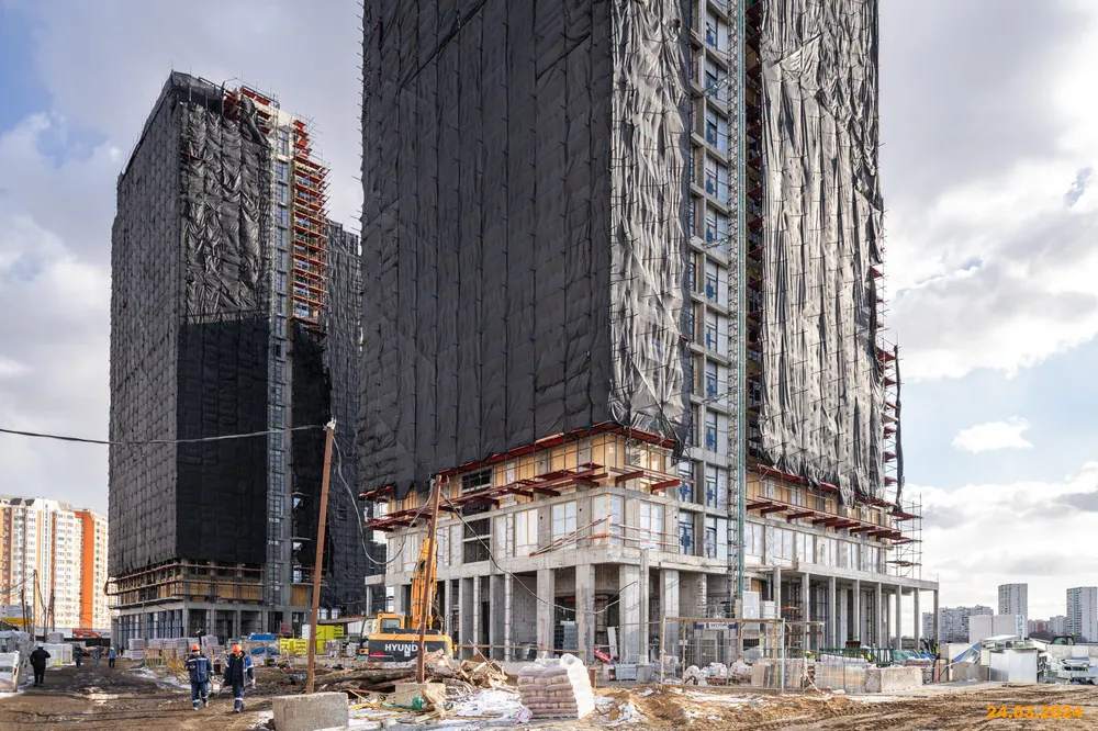 ЖК Portland (Портланд) ход строительства