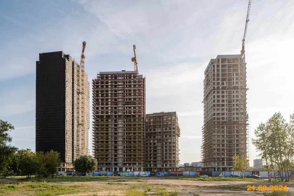 ЖК Portland (Портланд) ход строительства