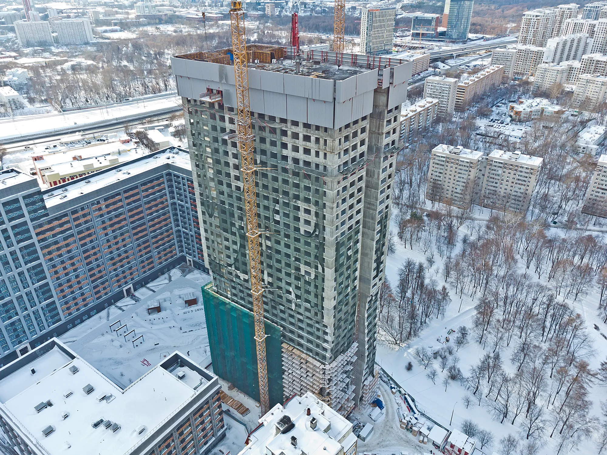 ЖК "Afi Tower (Афи Тауэр)" ход строительства