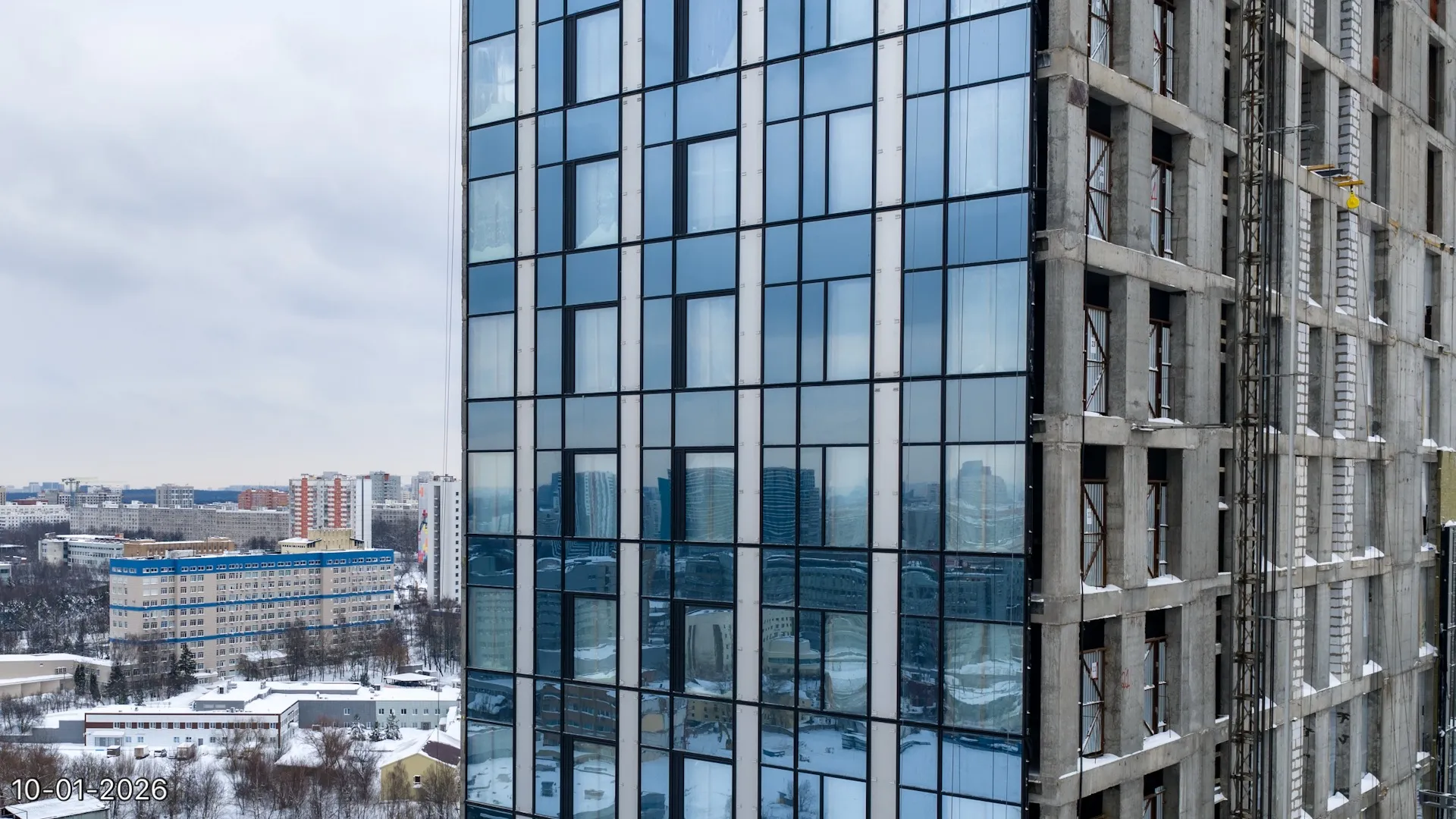 ЖК Обручева 30 ход строительства