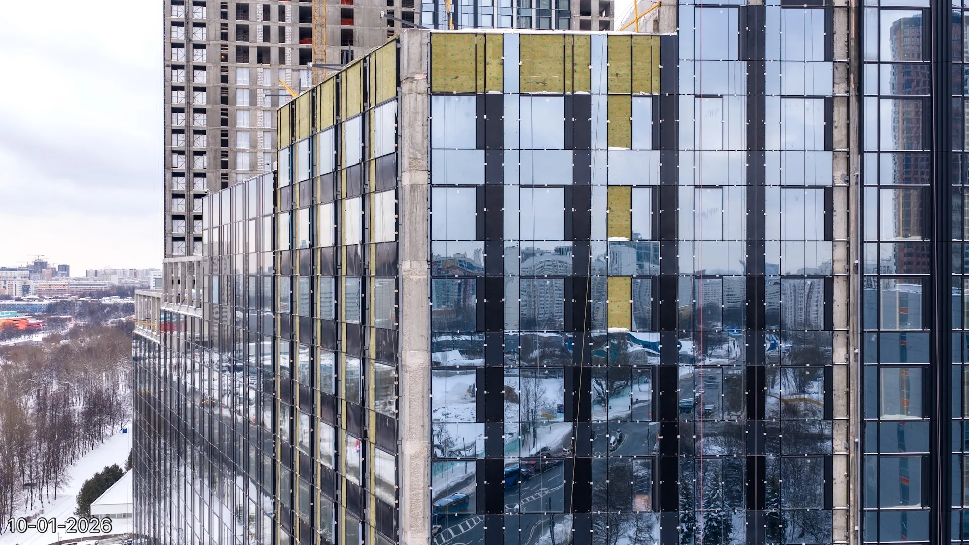 ЖК Обручева 30 ход строительства