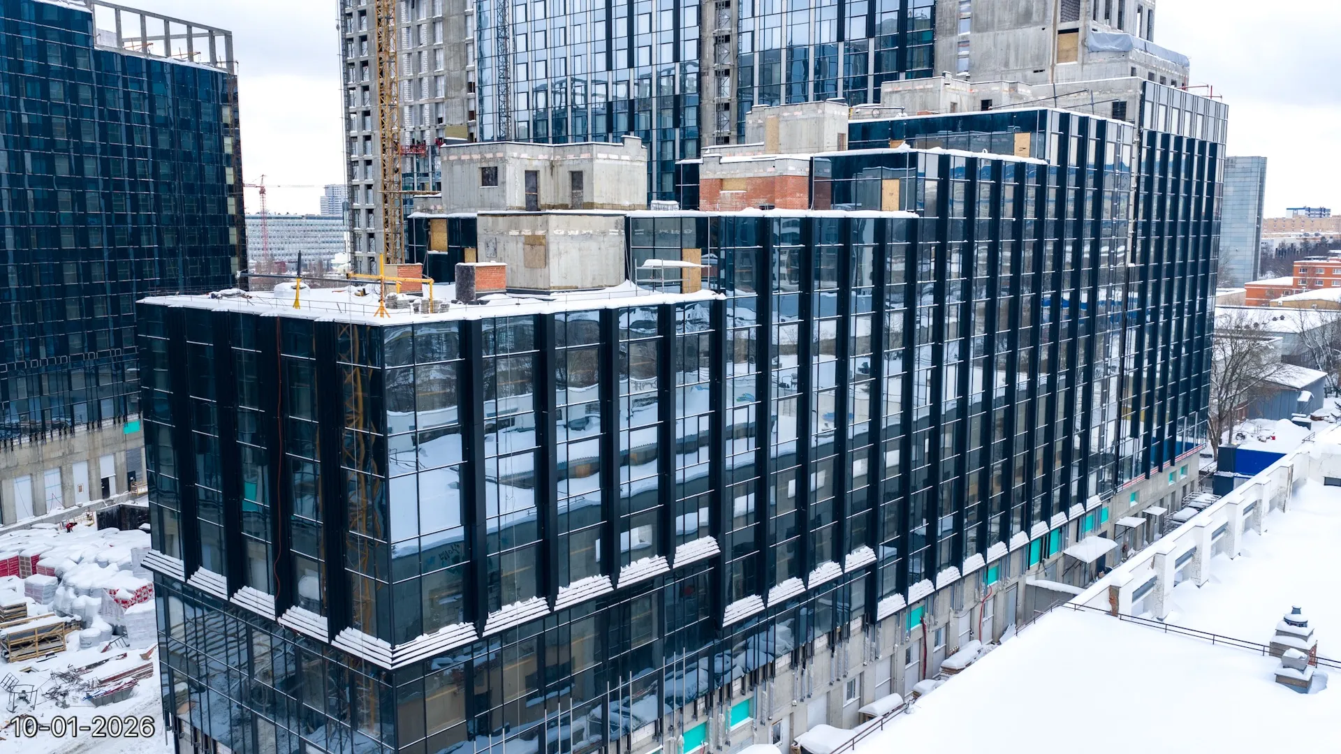 ЖК Обручева 30 ход строительства