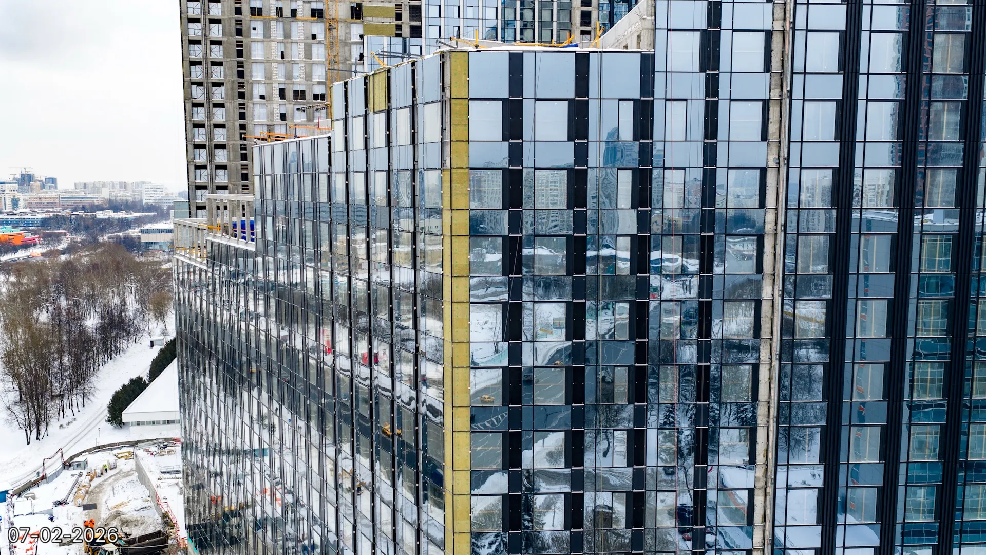 ЖК Обручева 30 ход строительства