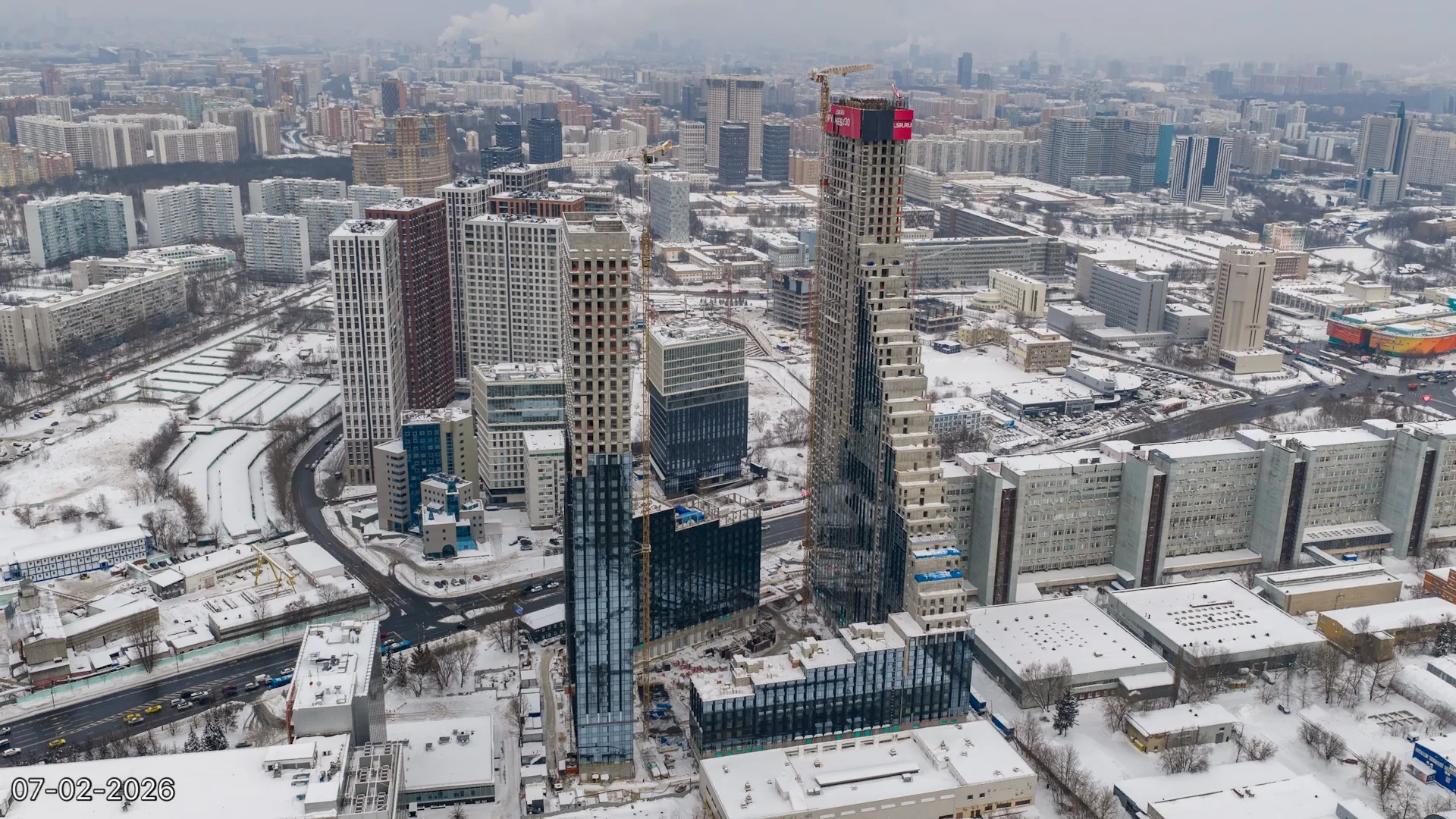 ЖК Обручева 30 ход строительства