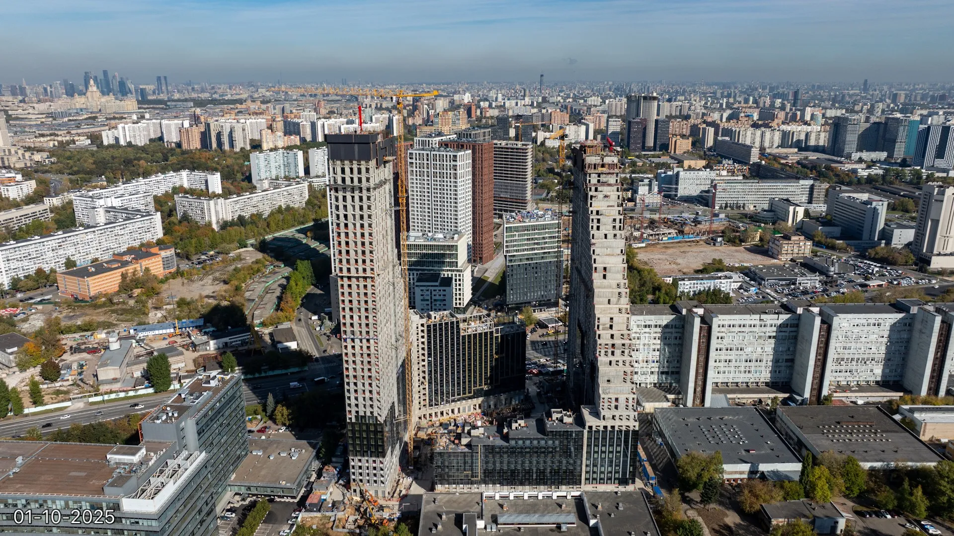 ЖК Обручева 30 ход строительства