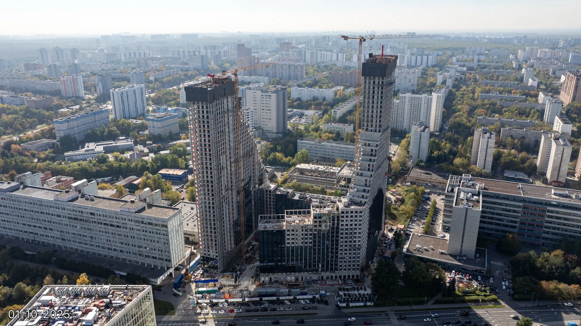 ЖК Обручева 30 ход строительства