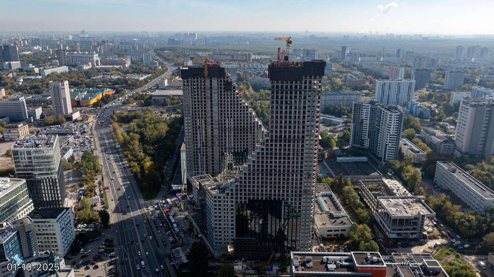 ЖК Обручева 30 ход строительства