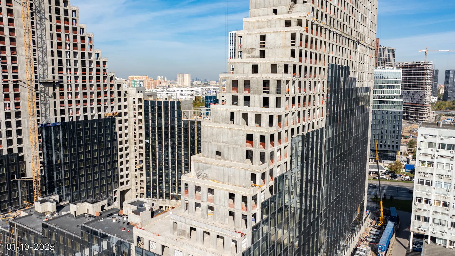 ЖК Обручева 30 ход строительства