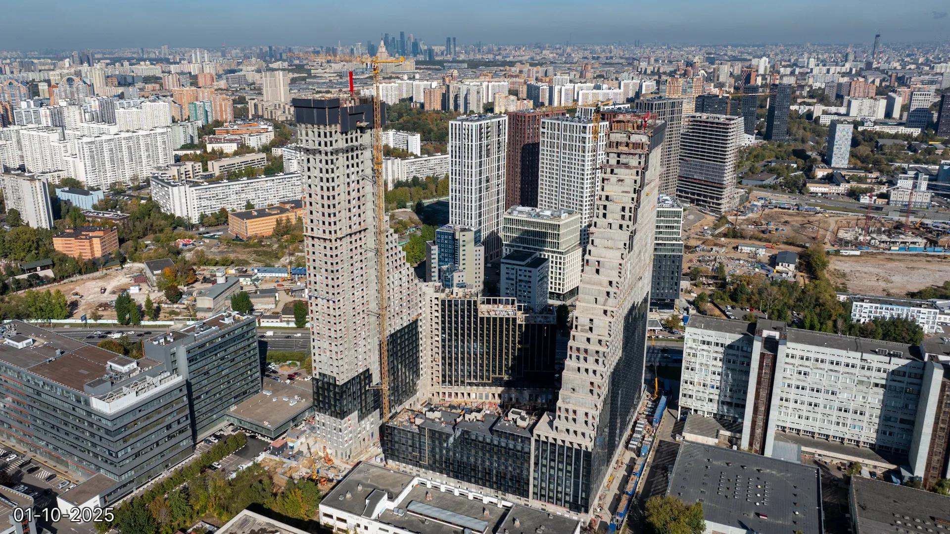 ЖК Обручева 30 ход строительства