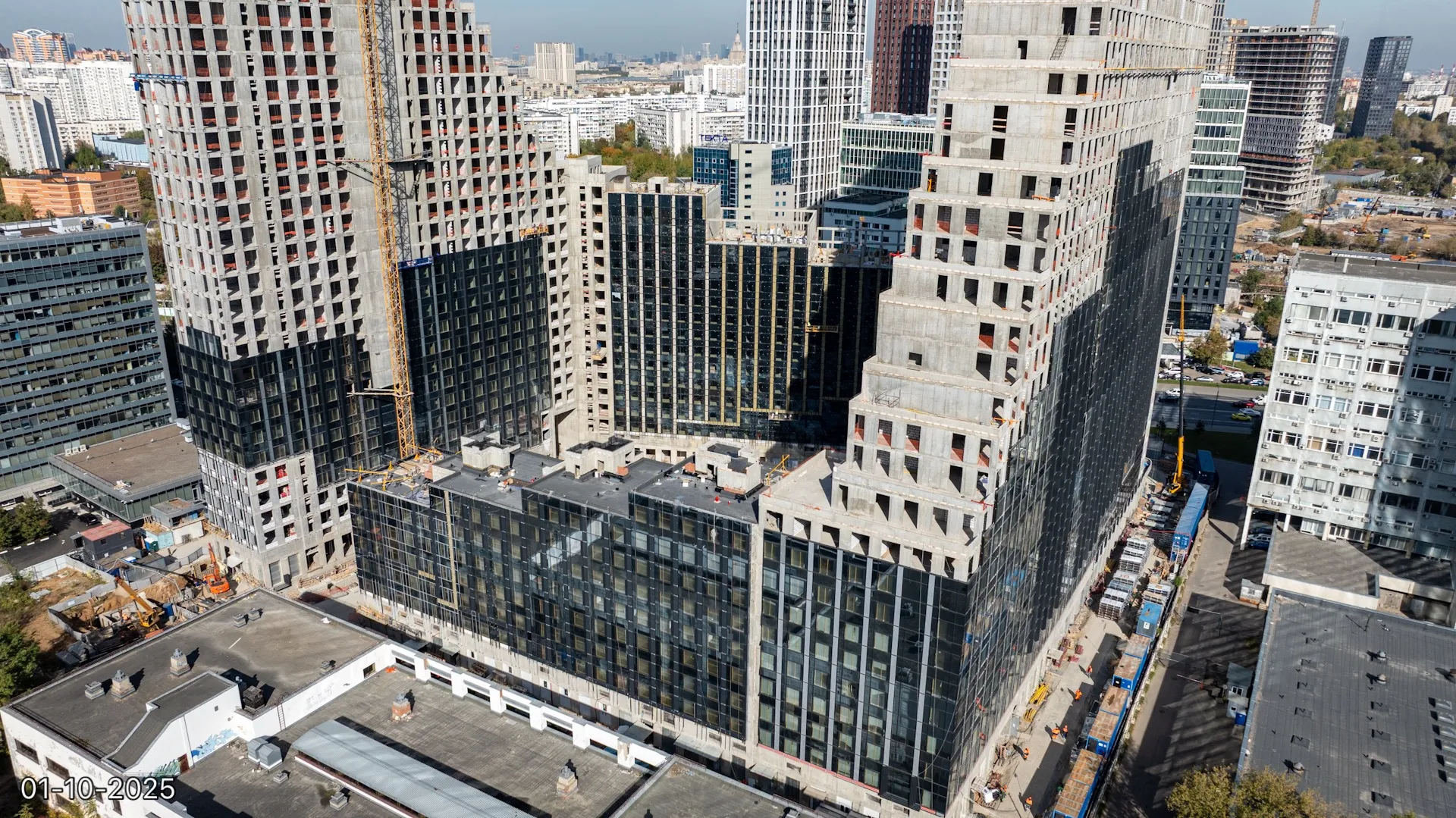 ЖК Обручева 30 ход строительства