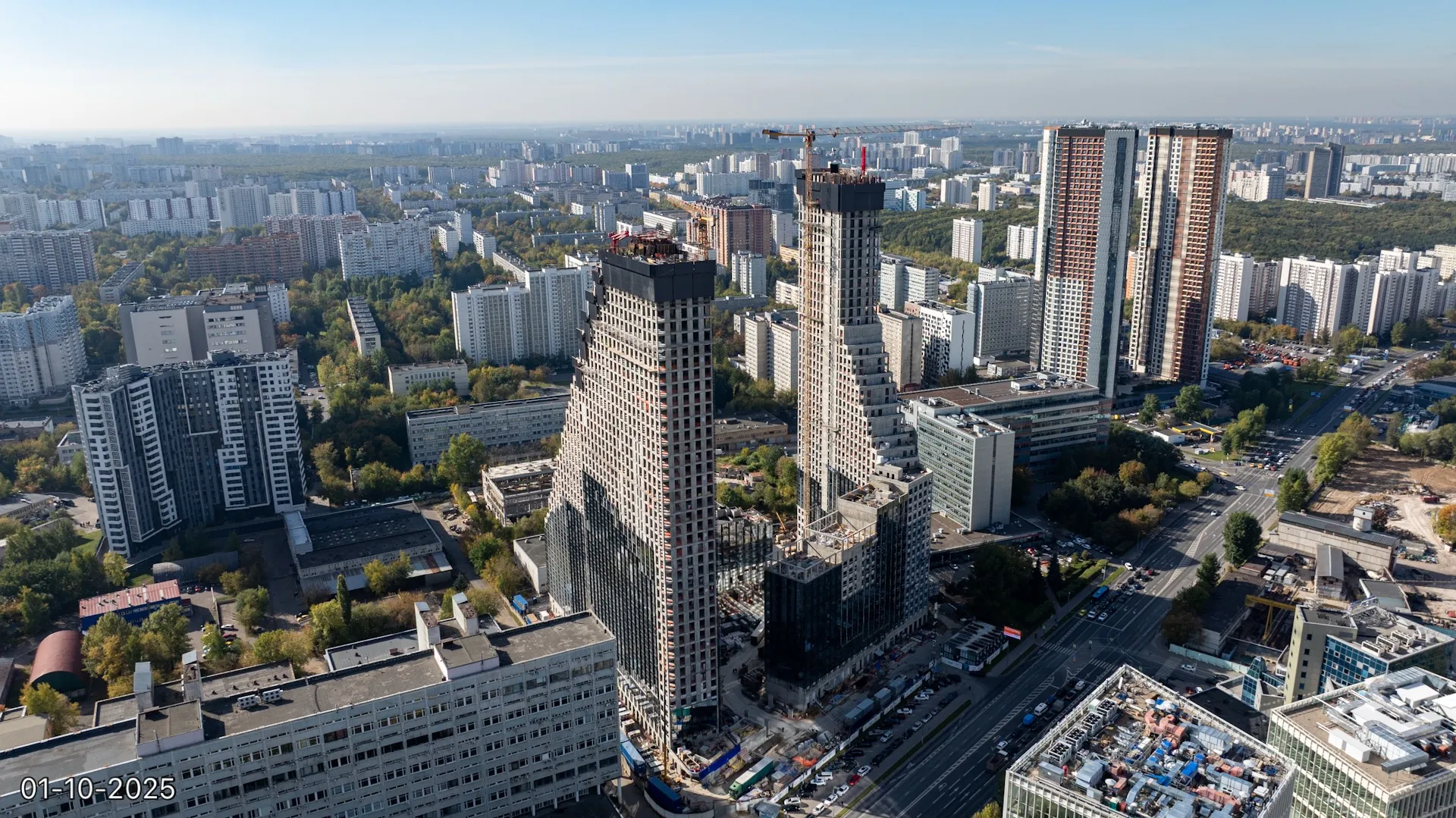 ЖК Обручева 30 ход строительства