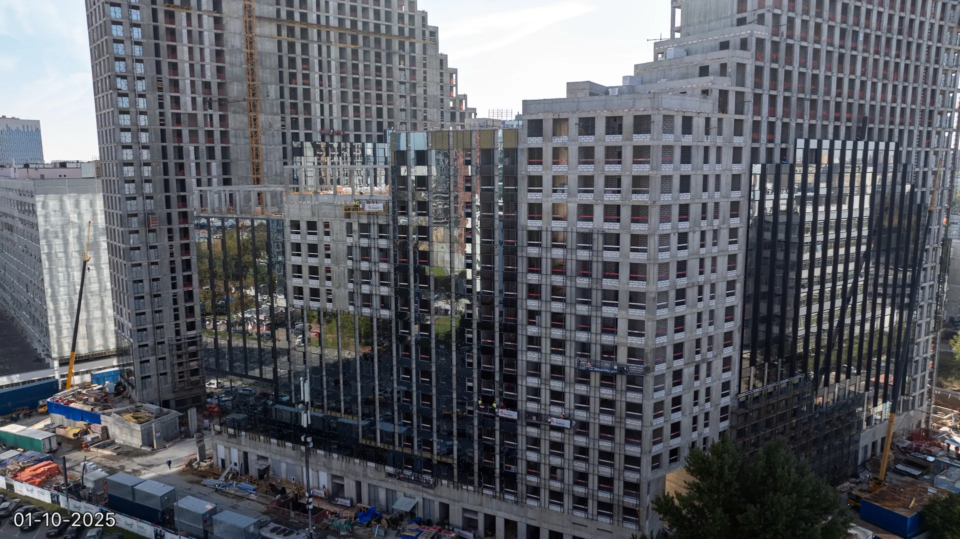 ЖК Обручева 30 ход строительства