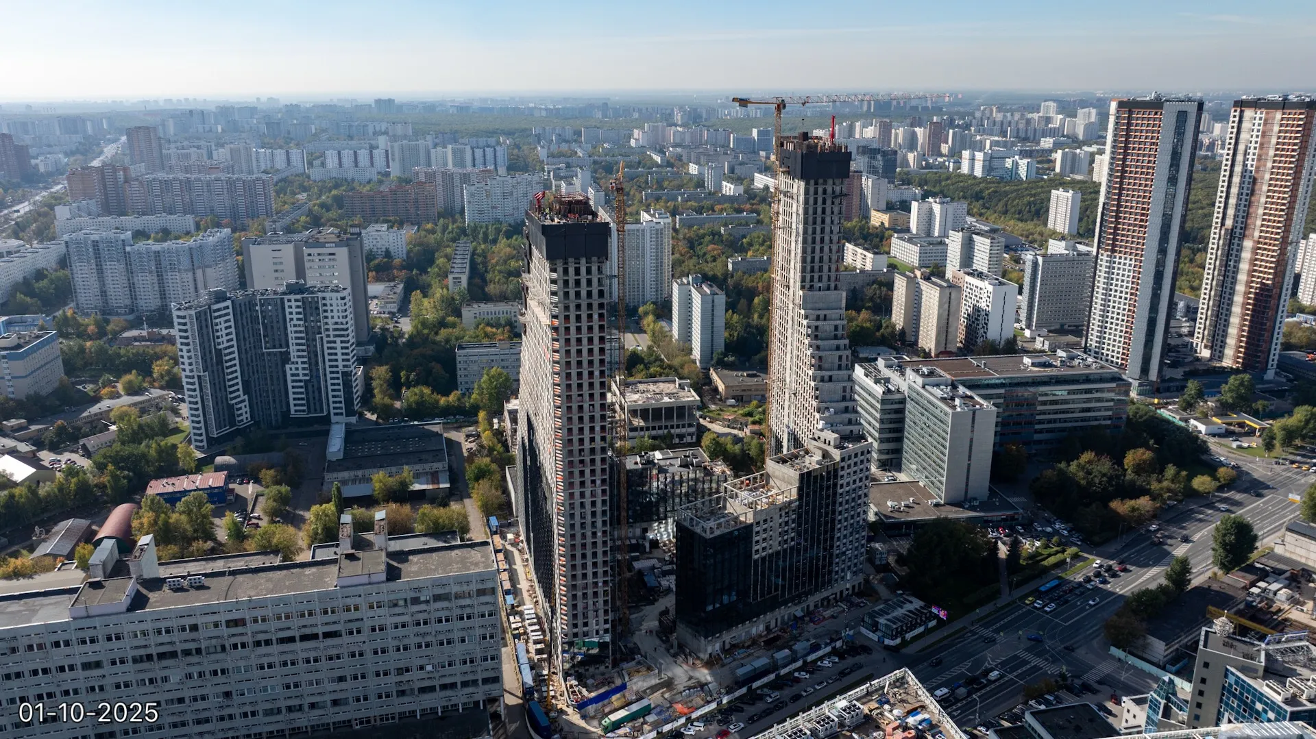 ЖК Обручева 30 ход строительства