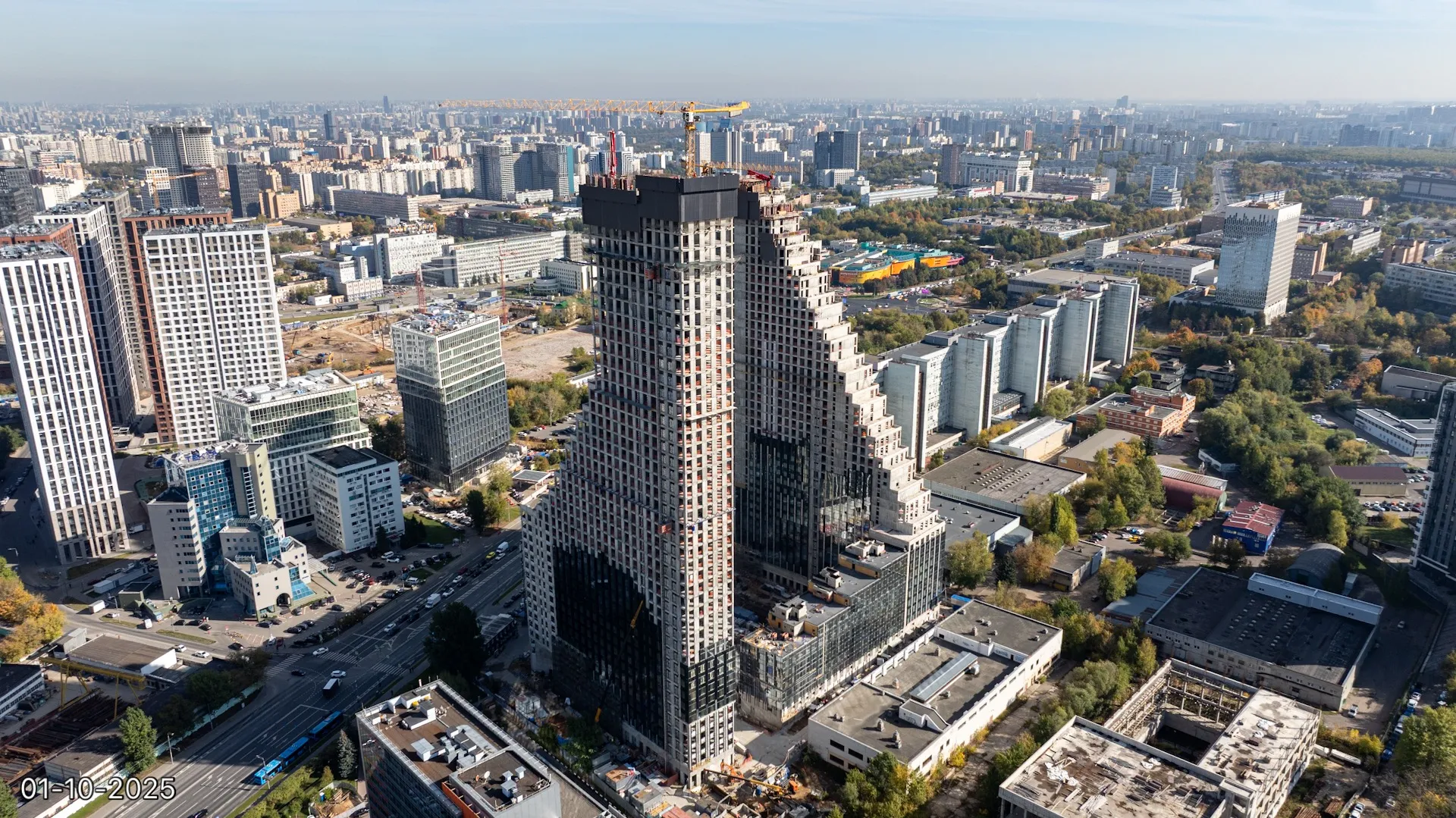 ЖК Обручева 30 ход строительства