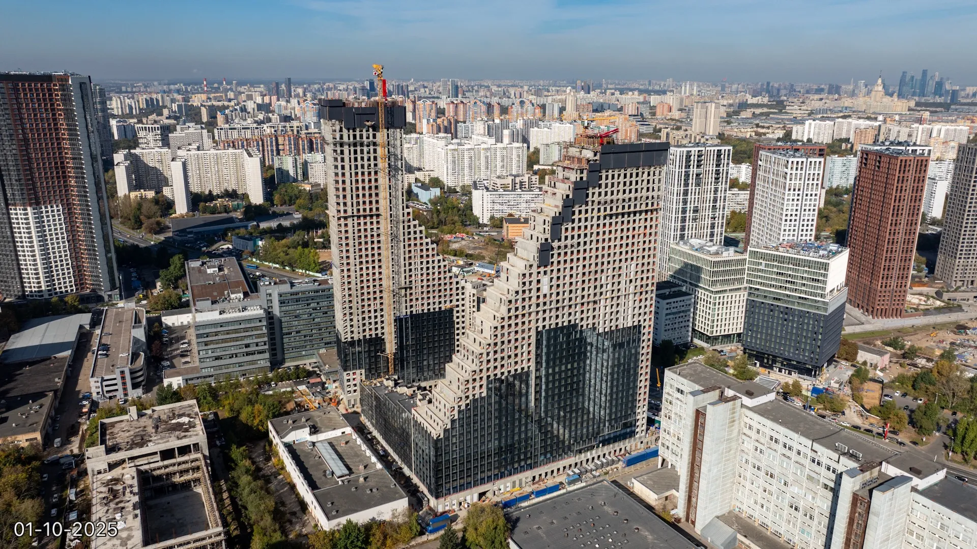 ЖК Обручева 30 ход строительства