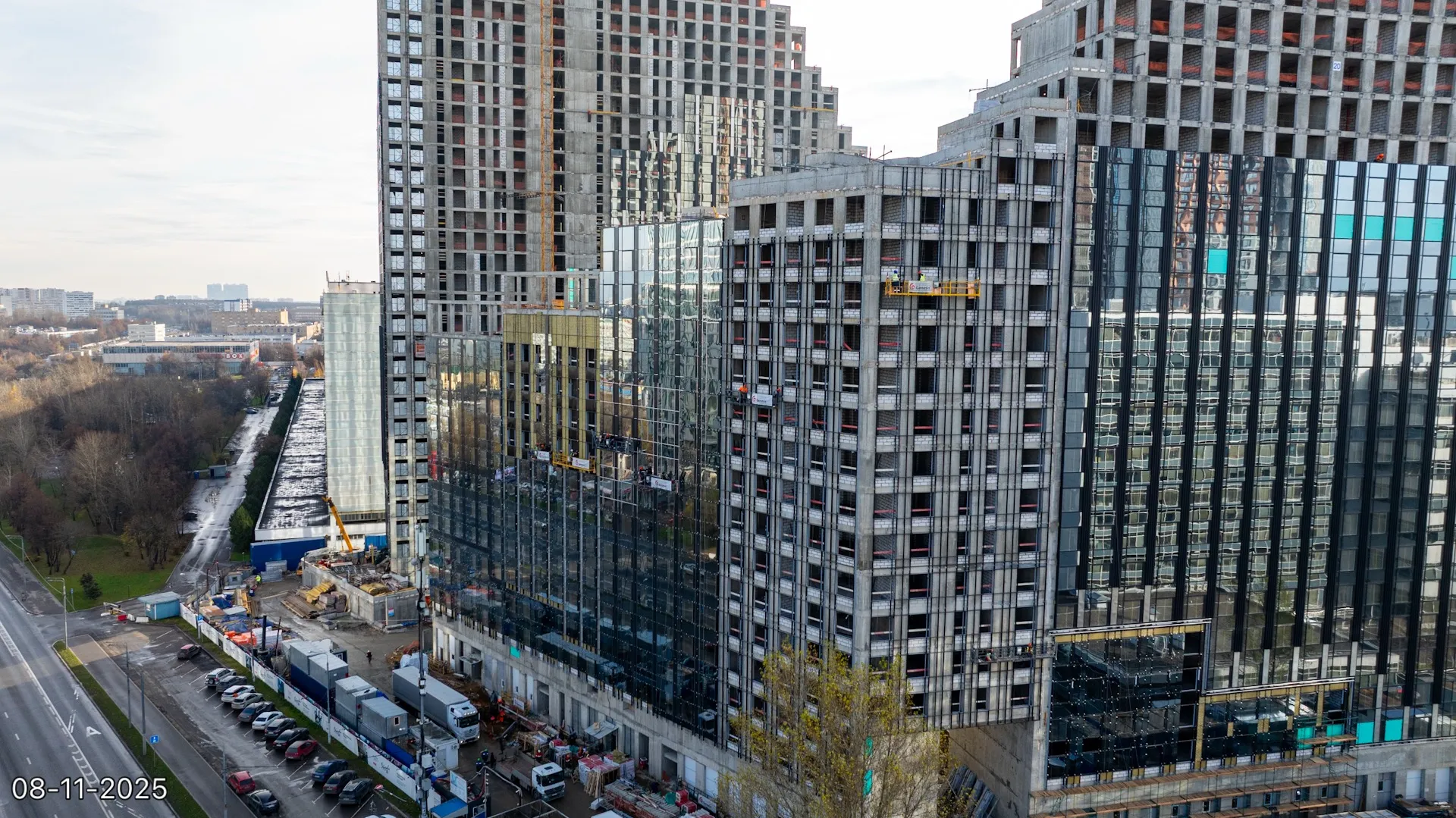 ЖК Обручева 30 ход строительства