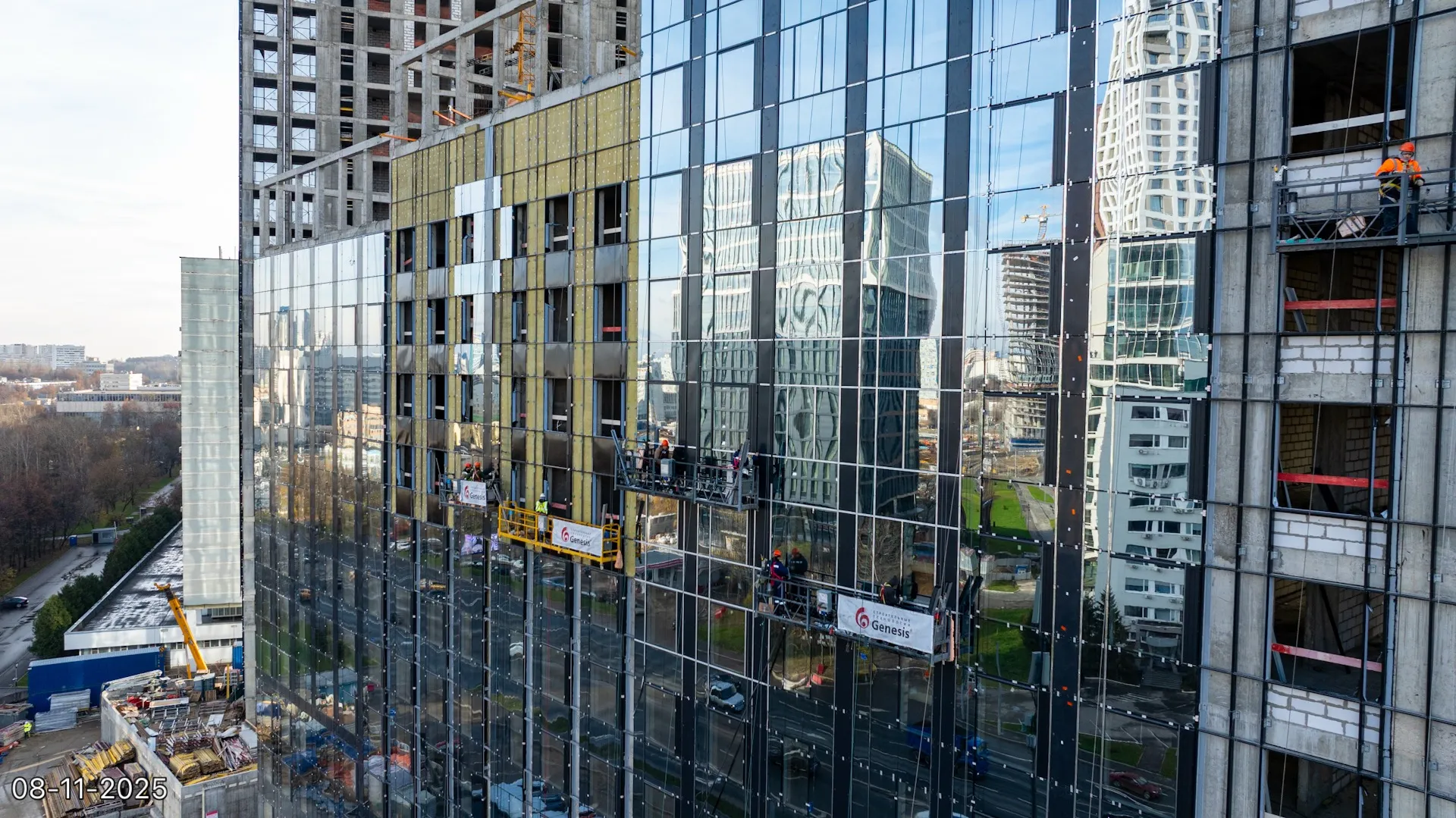 ЖК Обручева 30 ход строительства