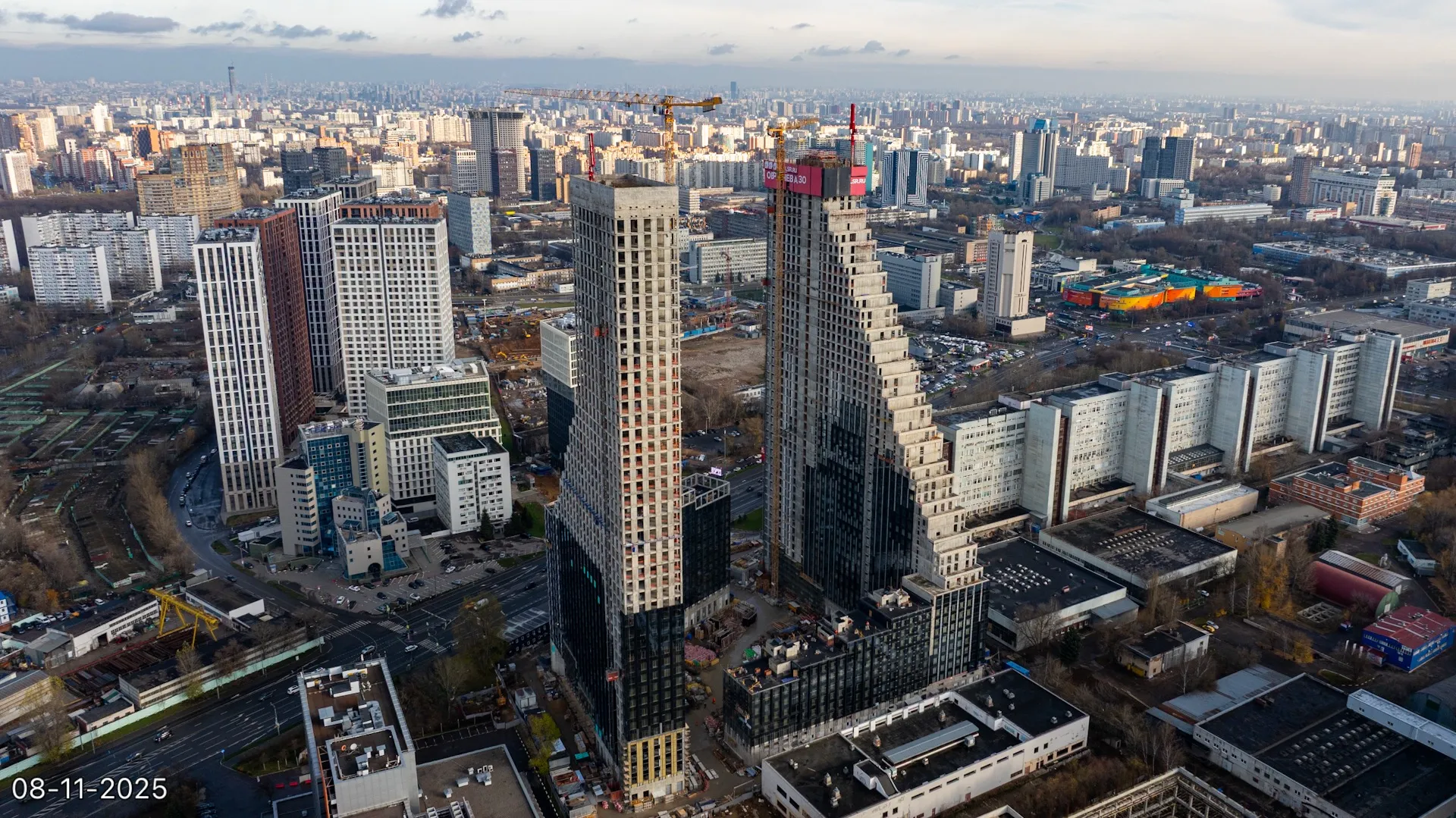 ЖК Обручева 30 ход строительства