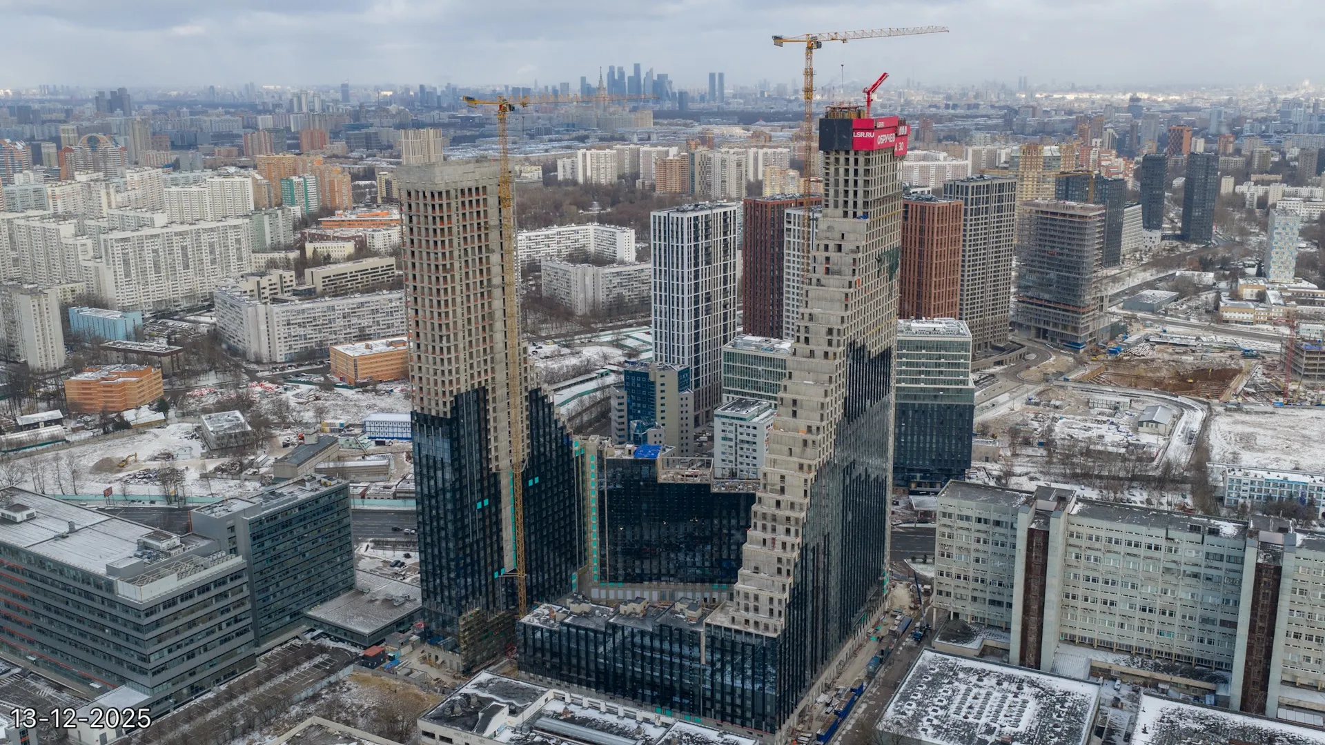 ЖК Обручева 30 ход строительства