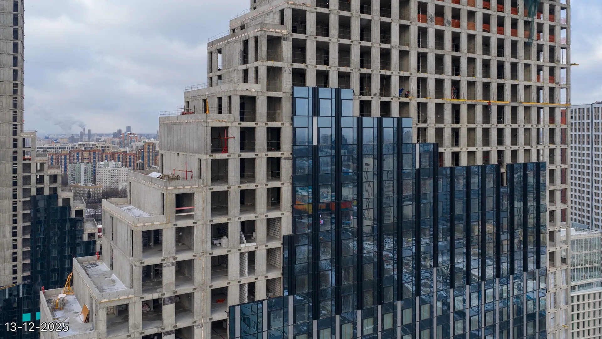 ЖК Обручева 30 ход строительства