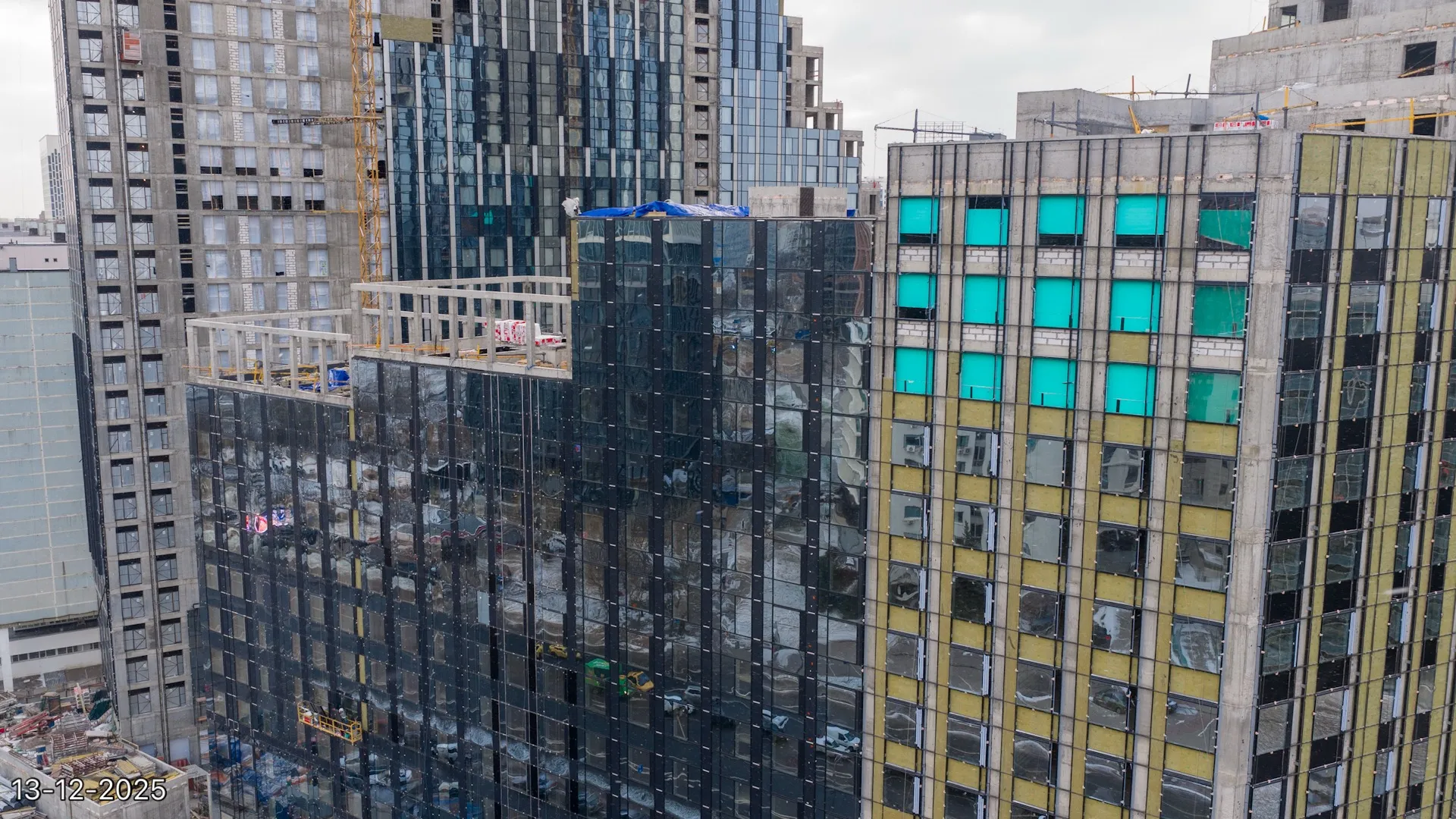 ЖК Обручева 30 ход строительства