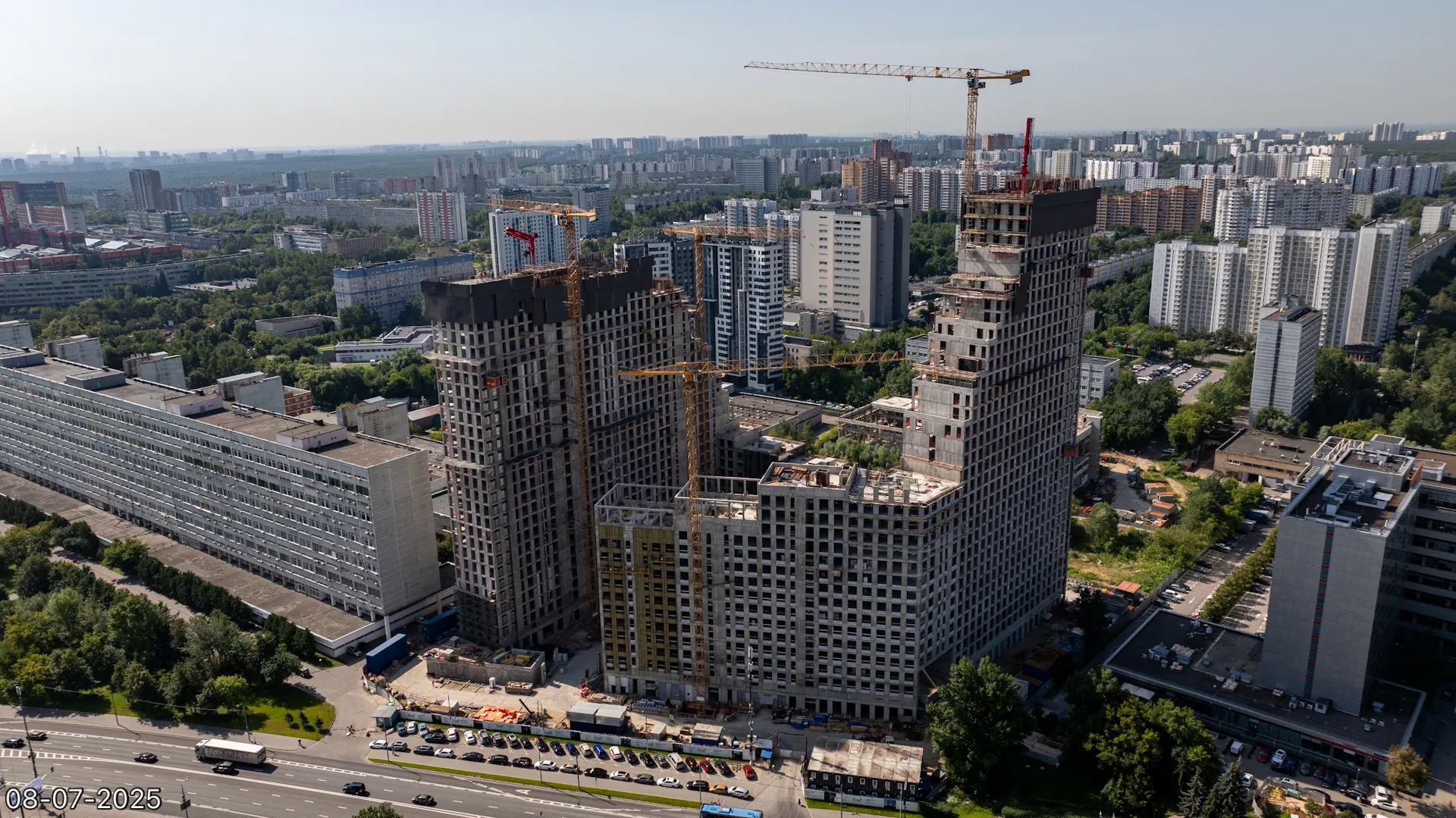 ЖК Обручева 30 ход строительства