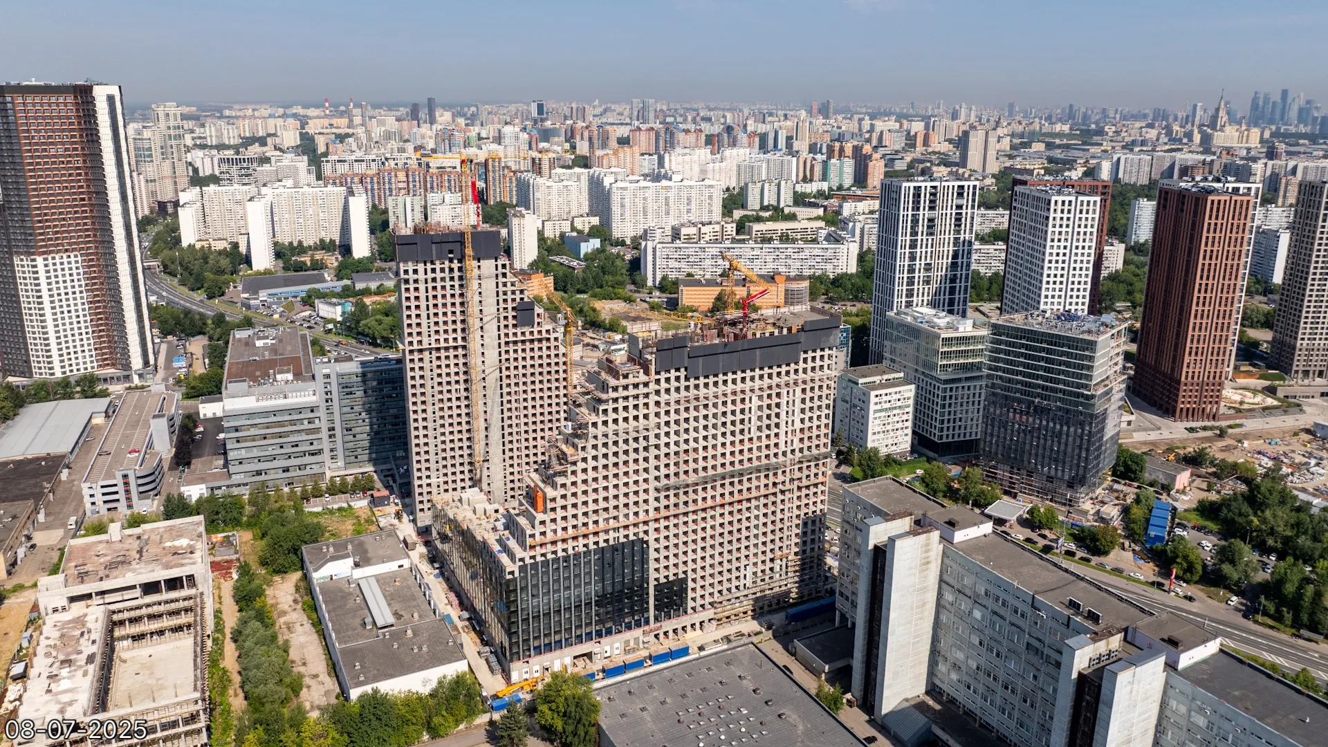 ЖК Обручева 30 ход строительства