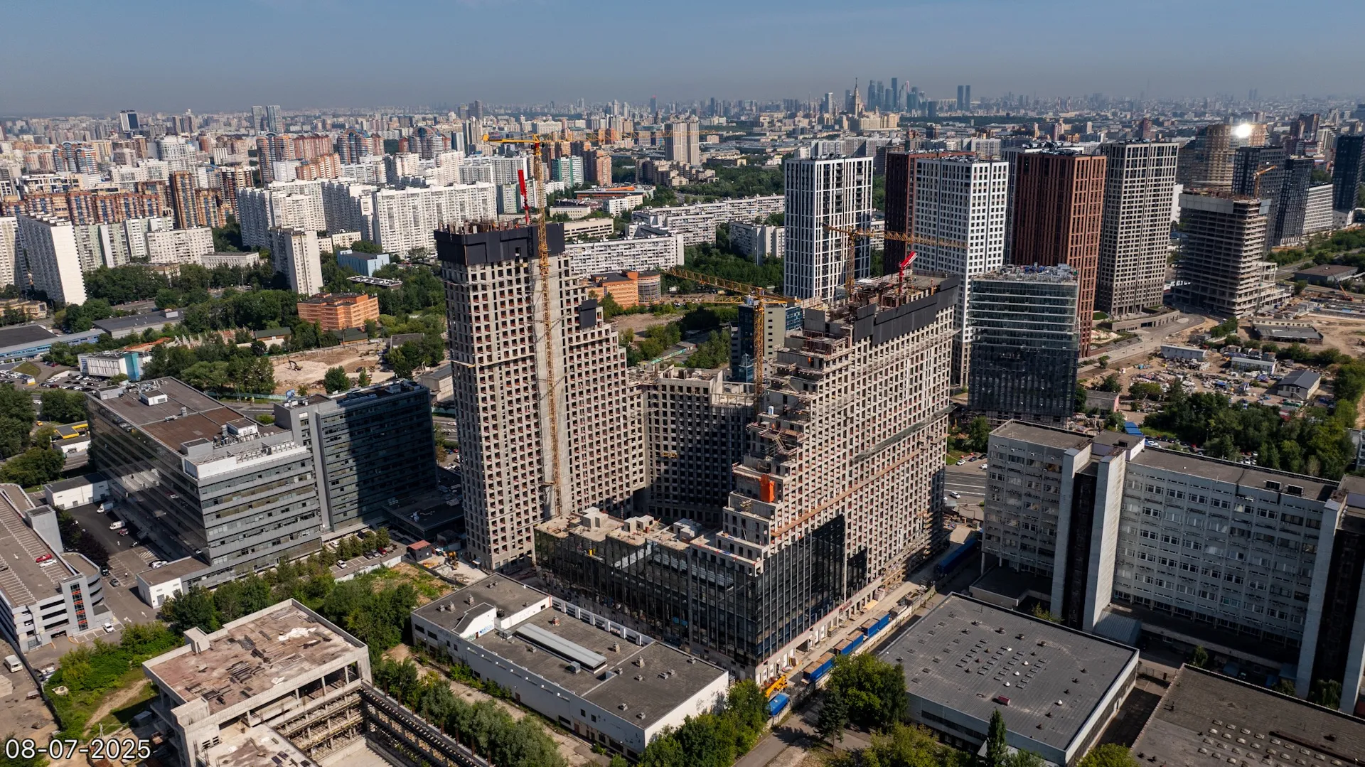 ЖК Обручева 30 ход строительства