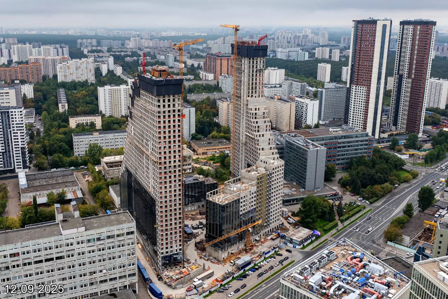 ЖК Обручева 30 ход строительства