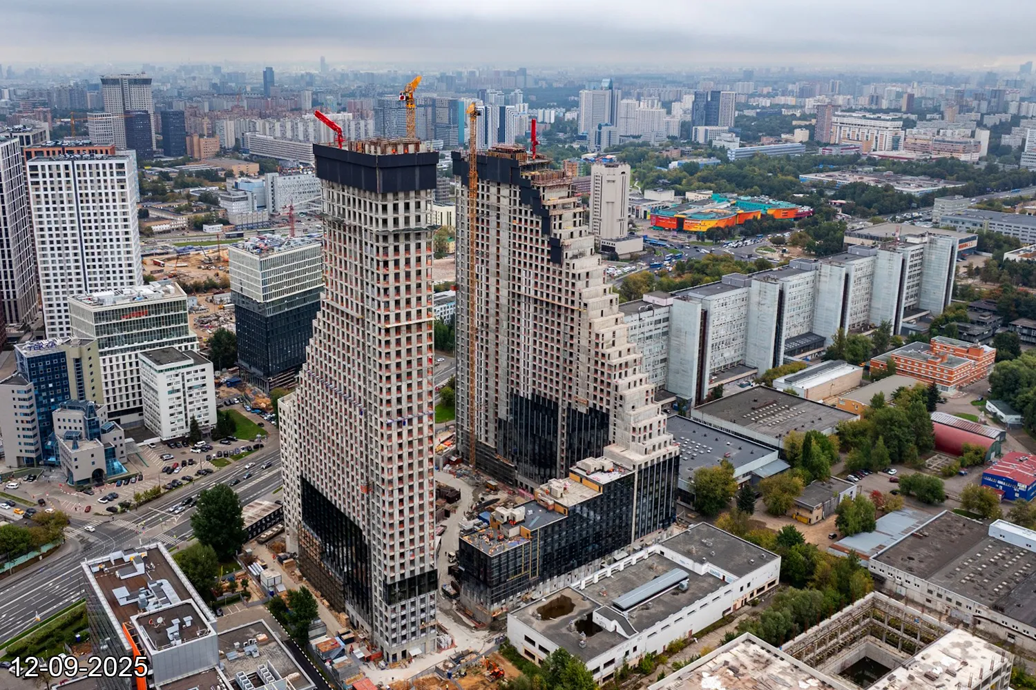 ЖК Обручева 30 ход строительства