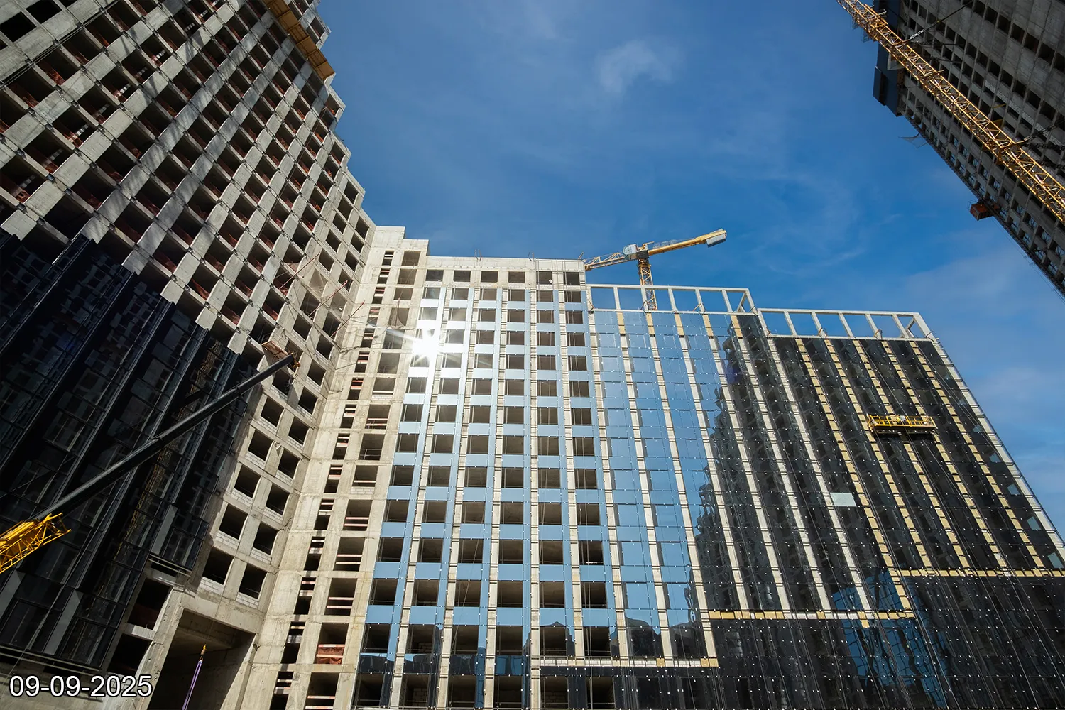 ЖК Обручева 30 ход строительства