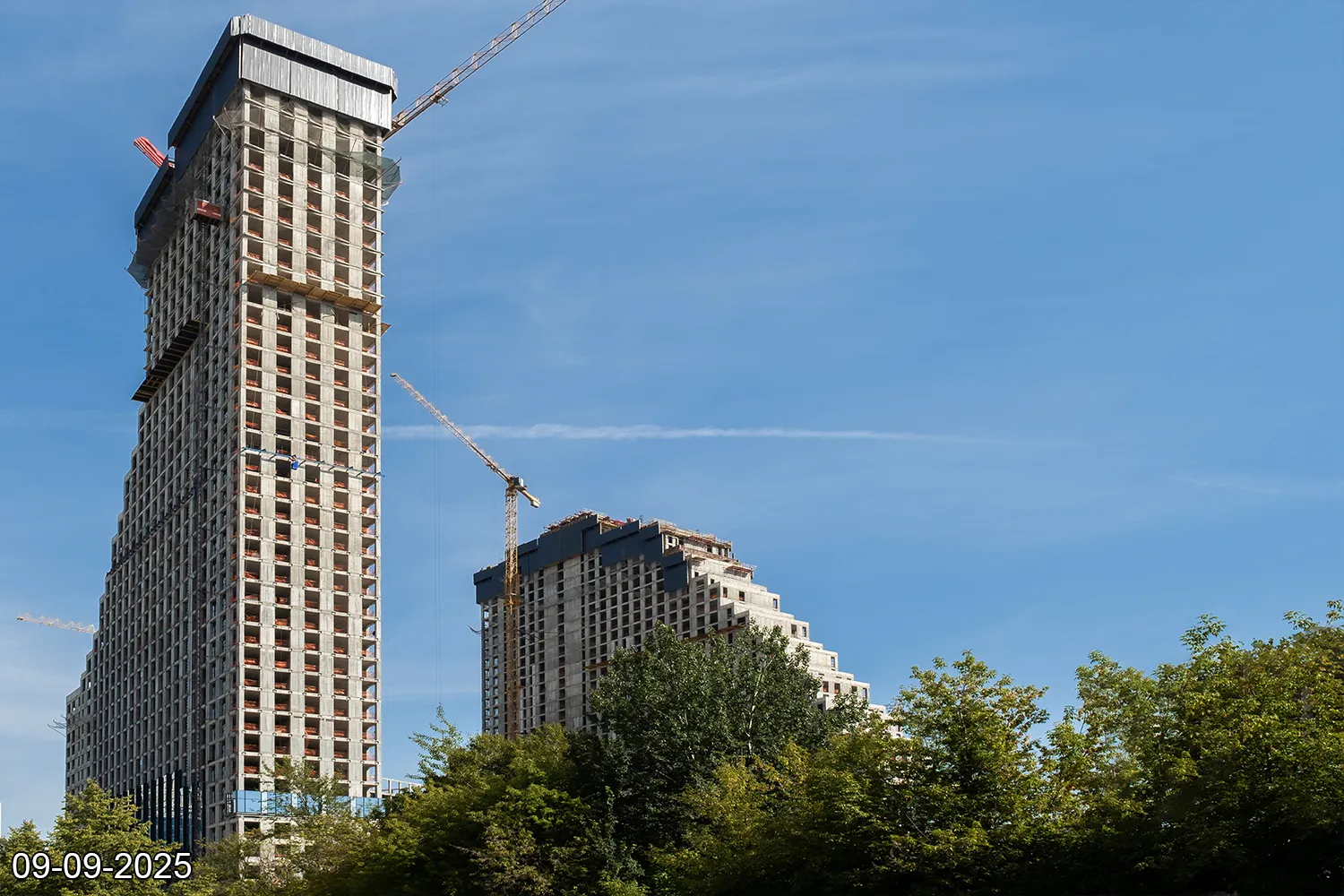 ЖК Обручева 30 ход строительства