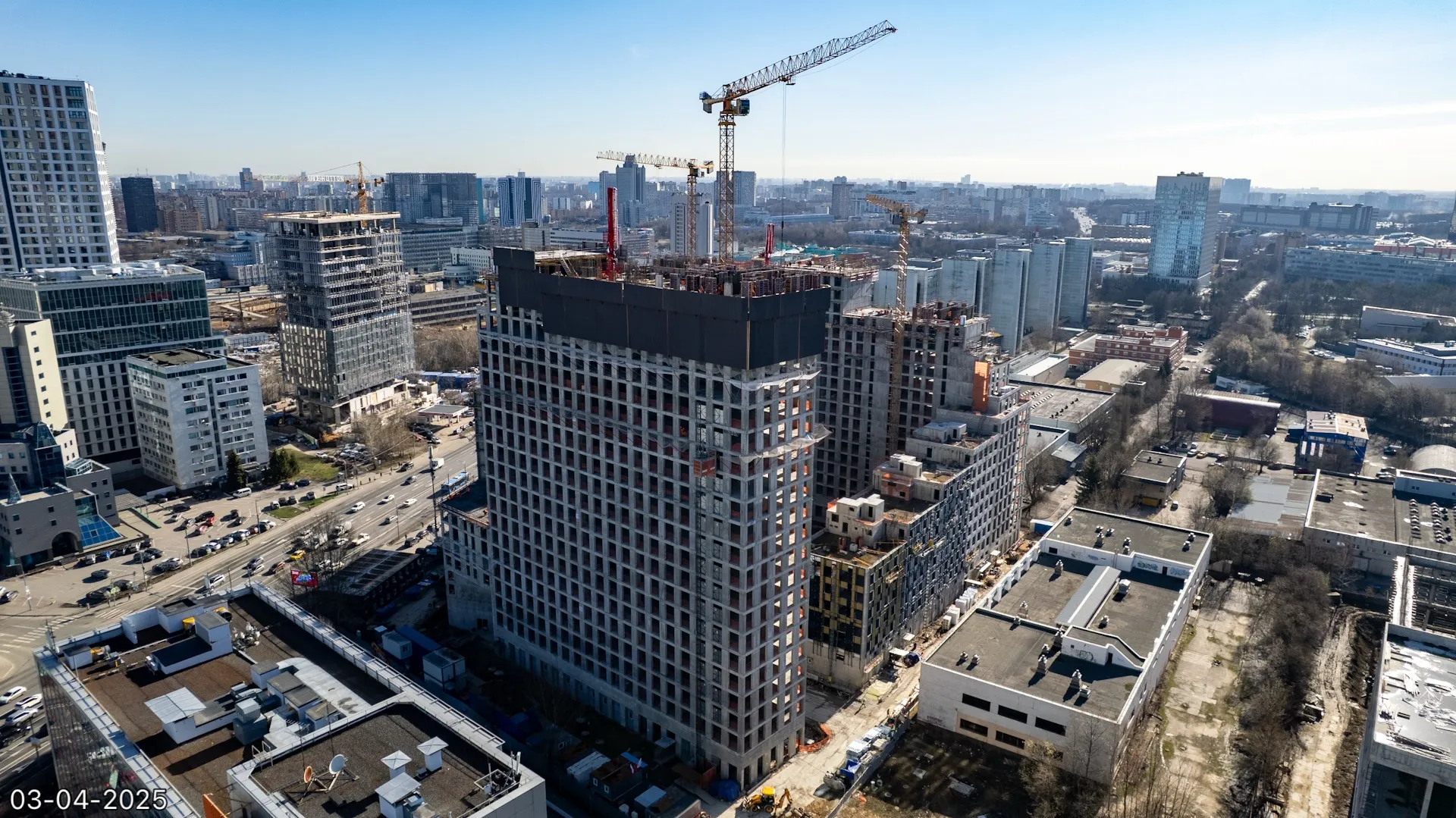 ЖК Обручева 30 ход строительства