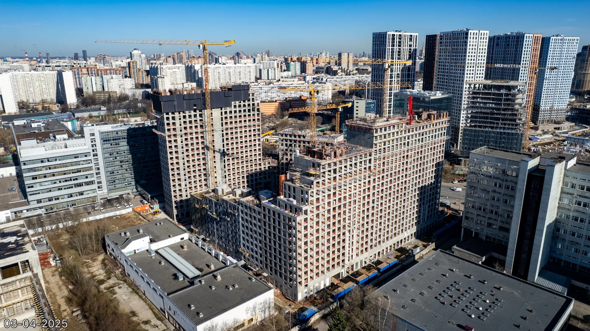 ЖК Обручева 30 ход строительства